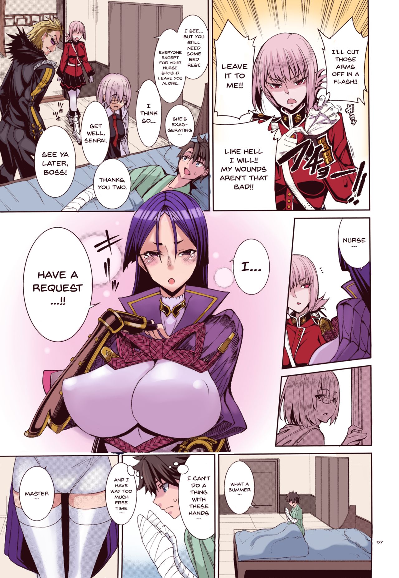 Mature Women Series — Raikou gets fucked hard by Kango in colorized English doujin [Coffee Maker (Asamine Tel)]