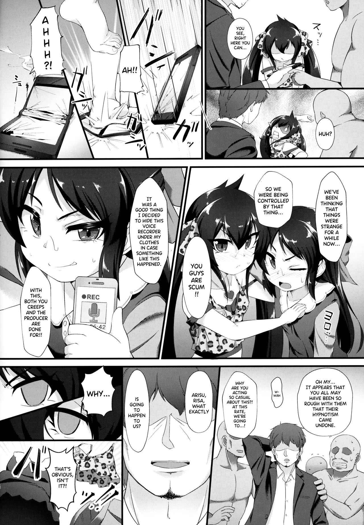 Mind Control Series —  Idol Fan Meeting Hypnosis Turns Into Fucking Gangbang For Arisu and Risa [COMIC1☆15 CHARAN PORAN Nekono Matatabi THE iDOLM@STER CINDERELLA GIRLS English Hennojin]