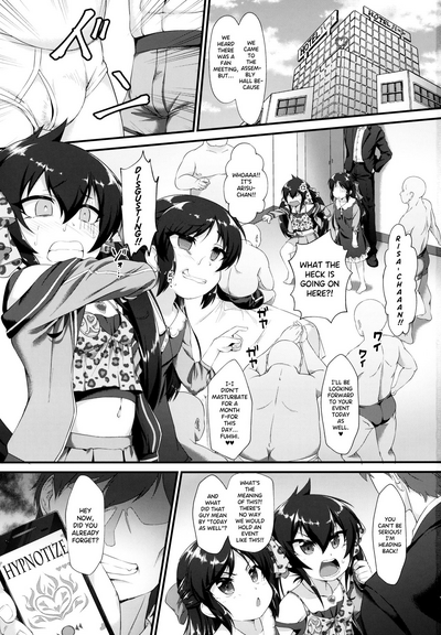 Mind Control Series —  Idol Fan Meeting Hypnosis Turns Into Fucking Gangbang For Arisu and Risa [COMIC1☆15 CHARAN PORAN Nekono Matatabi THE iDOLM@STER CINDERELLA GIRLS English Hennojin]