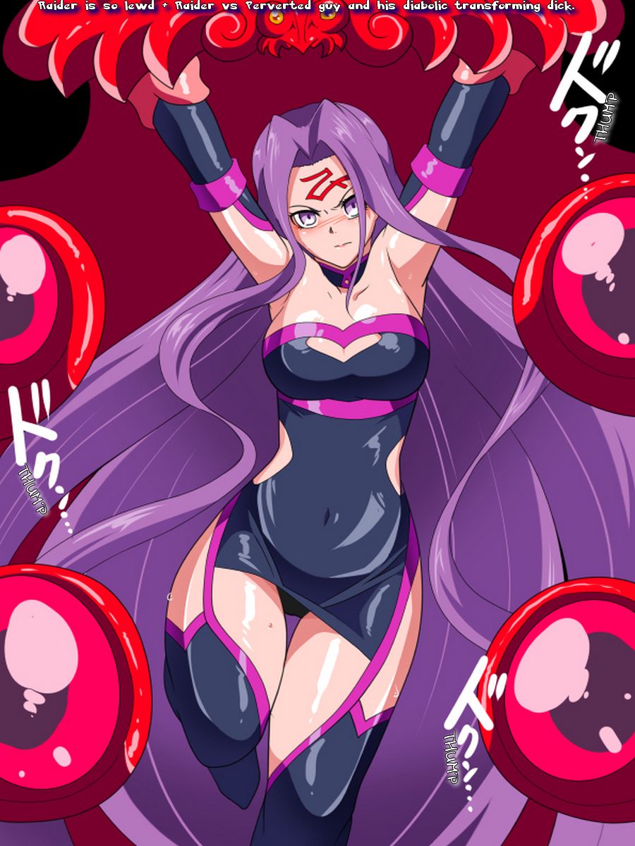 Monster Series — Rider gets fucked by a perverted guy with a monstrous transforming cock