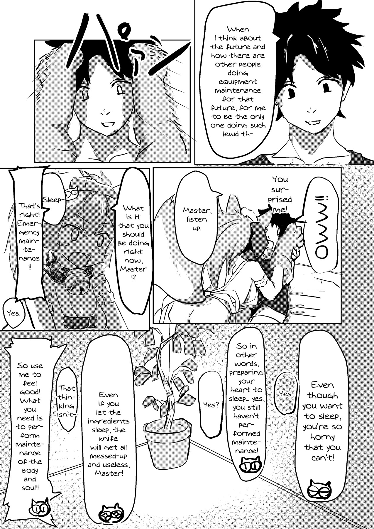 Neko Maid Series — Emergency Pussy Maintenance and Hardcore Anal Creampie Service [Saikutsu Kichi (Kyabetsuka)]