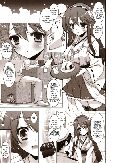 Night Battle Series — Plunging into Hardcore Fuck Action with Haruna [C85] [Shigunyan (Shigunyan)]