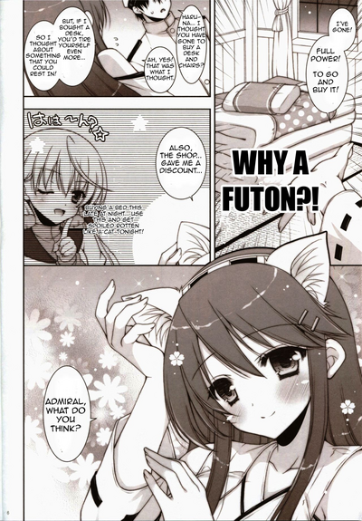 Night Battle Series — Plunging into Hardcore Fuck Action with Haruna [C85] [Shigunyan (Shigunyan)]