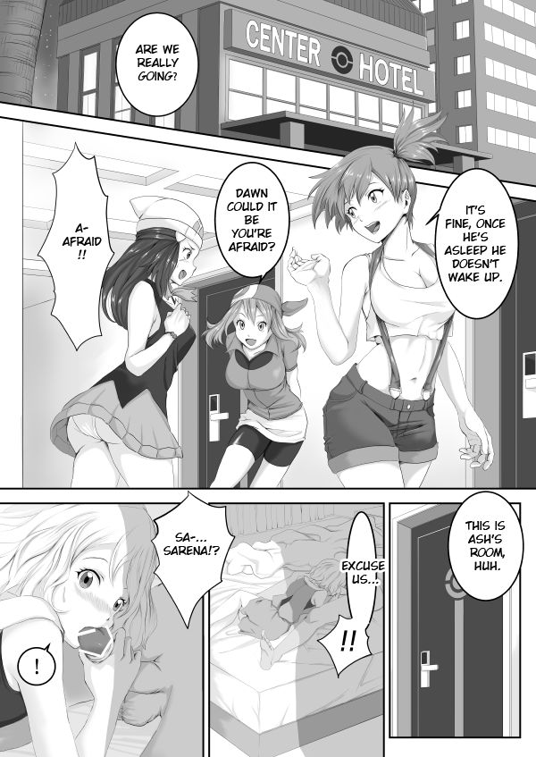 Nightlife Series — The Pokegirls Go Nightcrawling in a Steamy Group Hookup [Ten Colors]