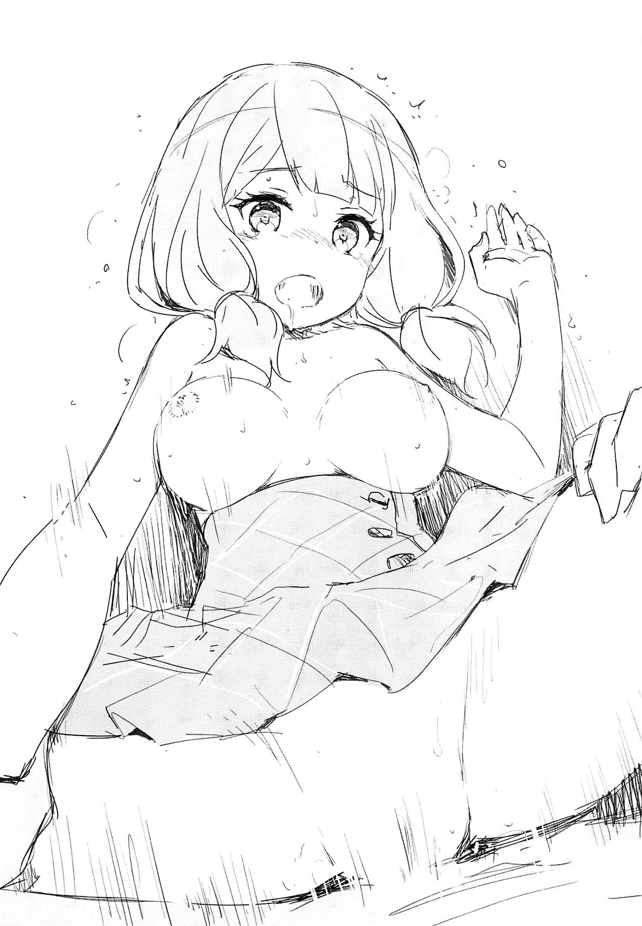 NTR Series — After getting tricked by older men, a band girl gets filled with cum from behind in front of her helpless boyfriend [C96] [Heart Manju Mania (Akata Izuki, Matsumori Shou)]