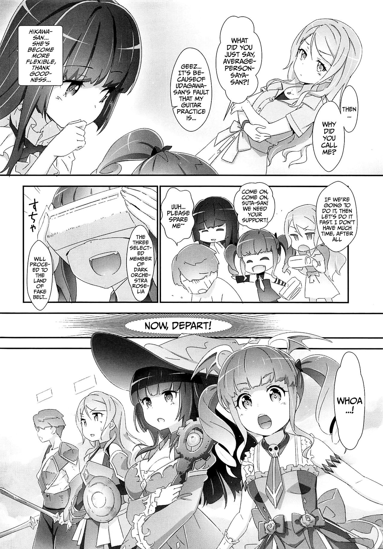 NTR Series — After getting tricked by older men, a band girl gets filled with cum from behind in front of her helpless boyfriend [C96] [Heart Manju Mania (Akata Izuki, Matsumori Shou)]