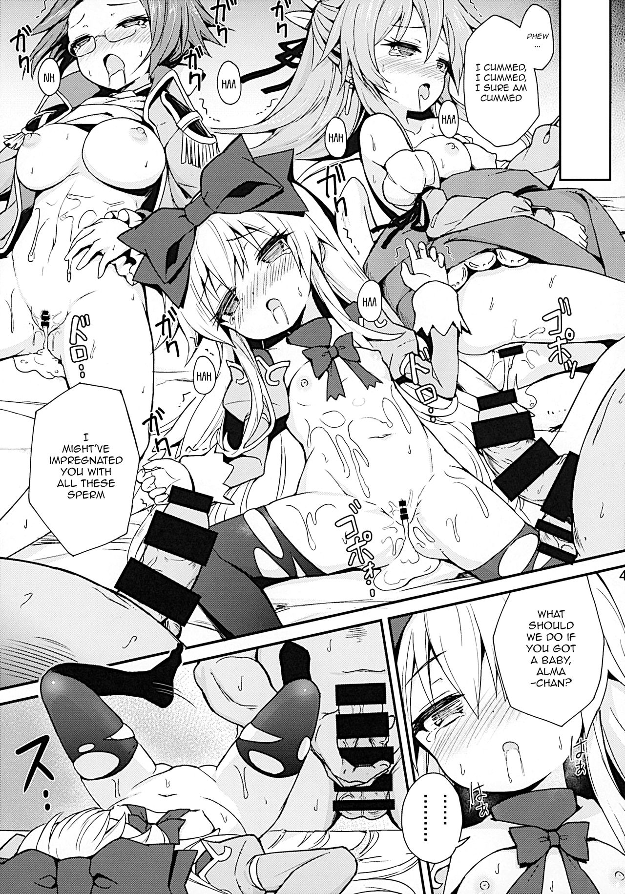 NTR Series — Alma Gets Used Hardcore: Gangbanged and Creampied 4  [C92 Kanariya Bai Kanariya Maya Gorou Shinrabansho English aerozext]