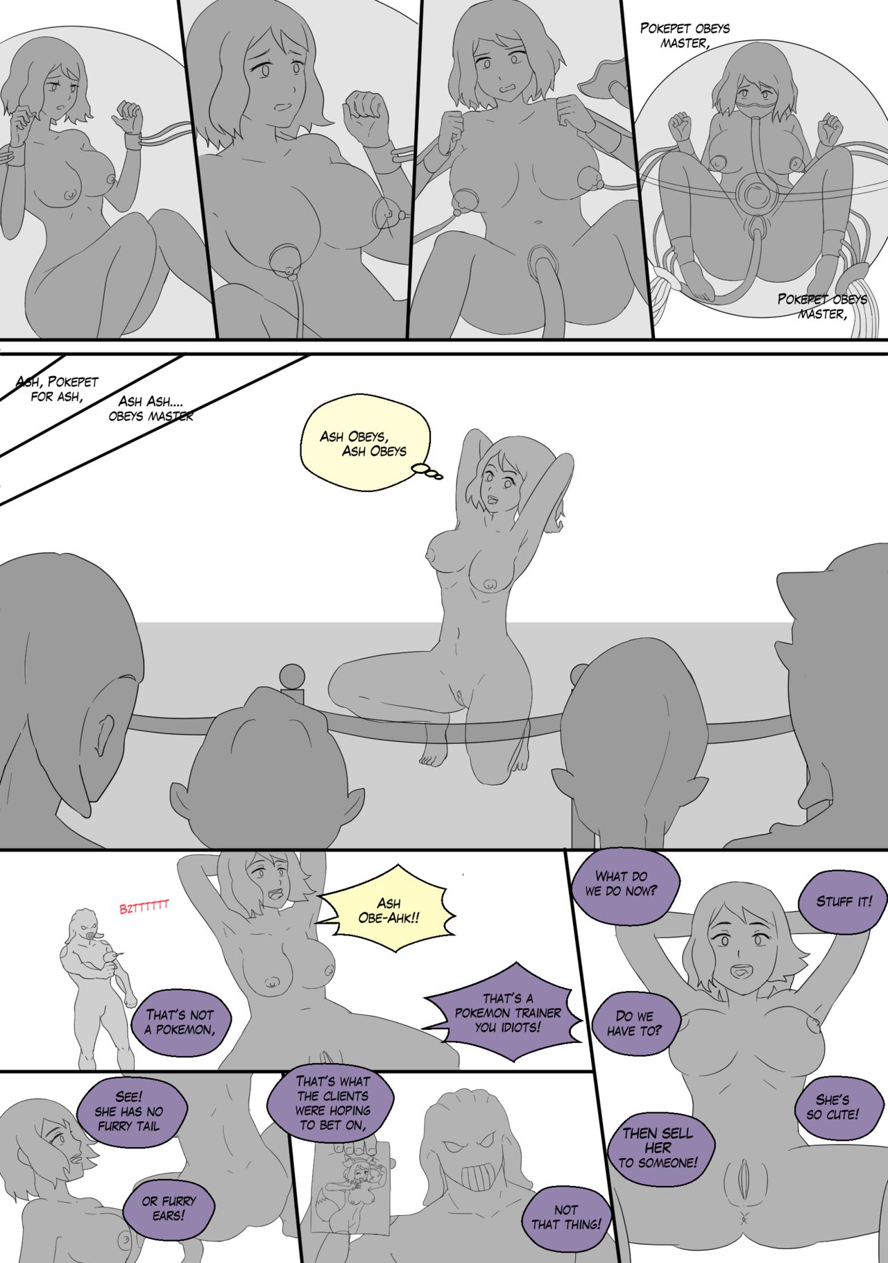 NTR Series — Captured Pokepet Serena Gets Fucked Hard [Jerseyd]