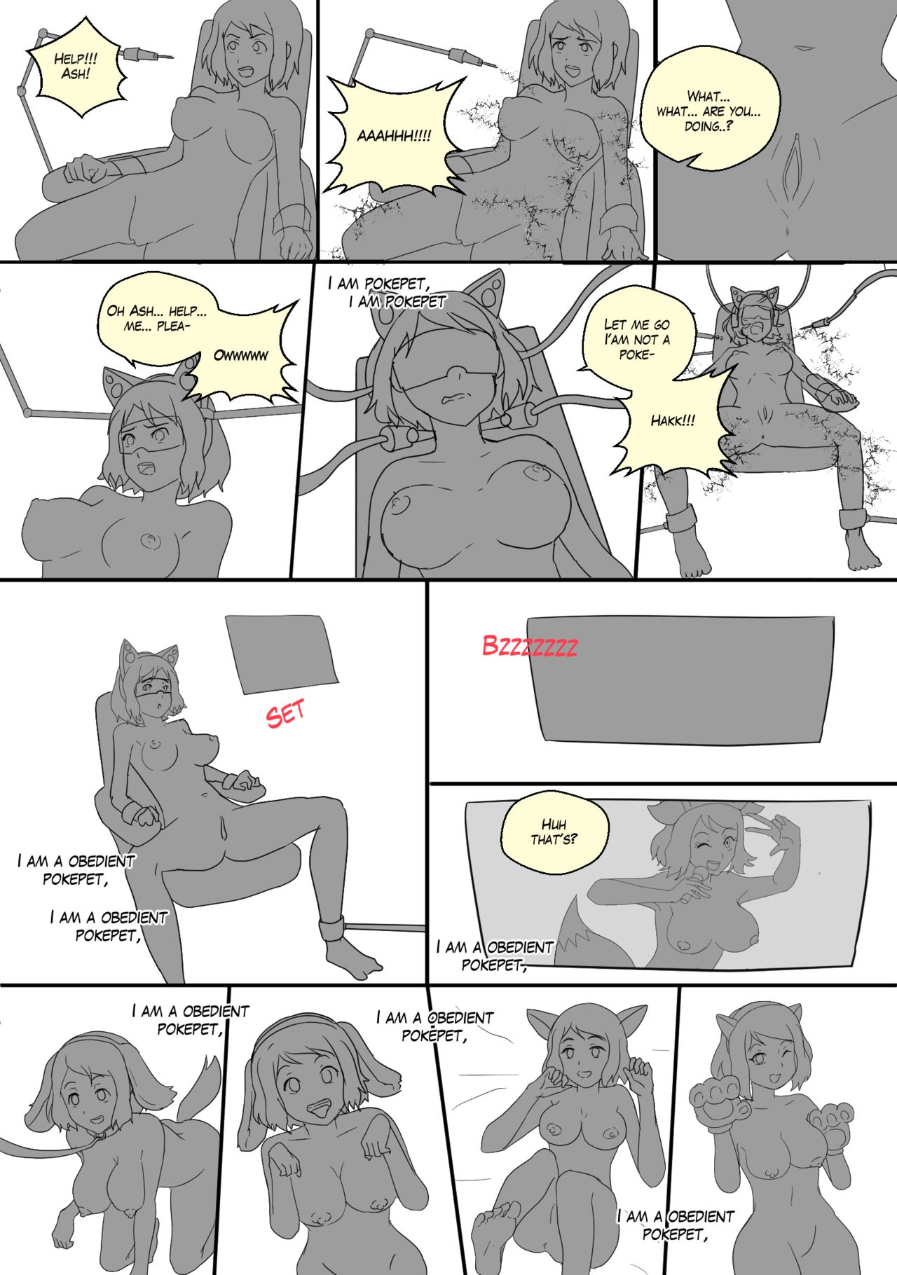 NTR Series — Captured Pokepet Serena Gets Fucked Hard [Jerseyd]