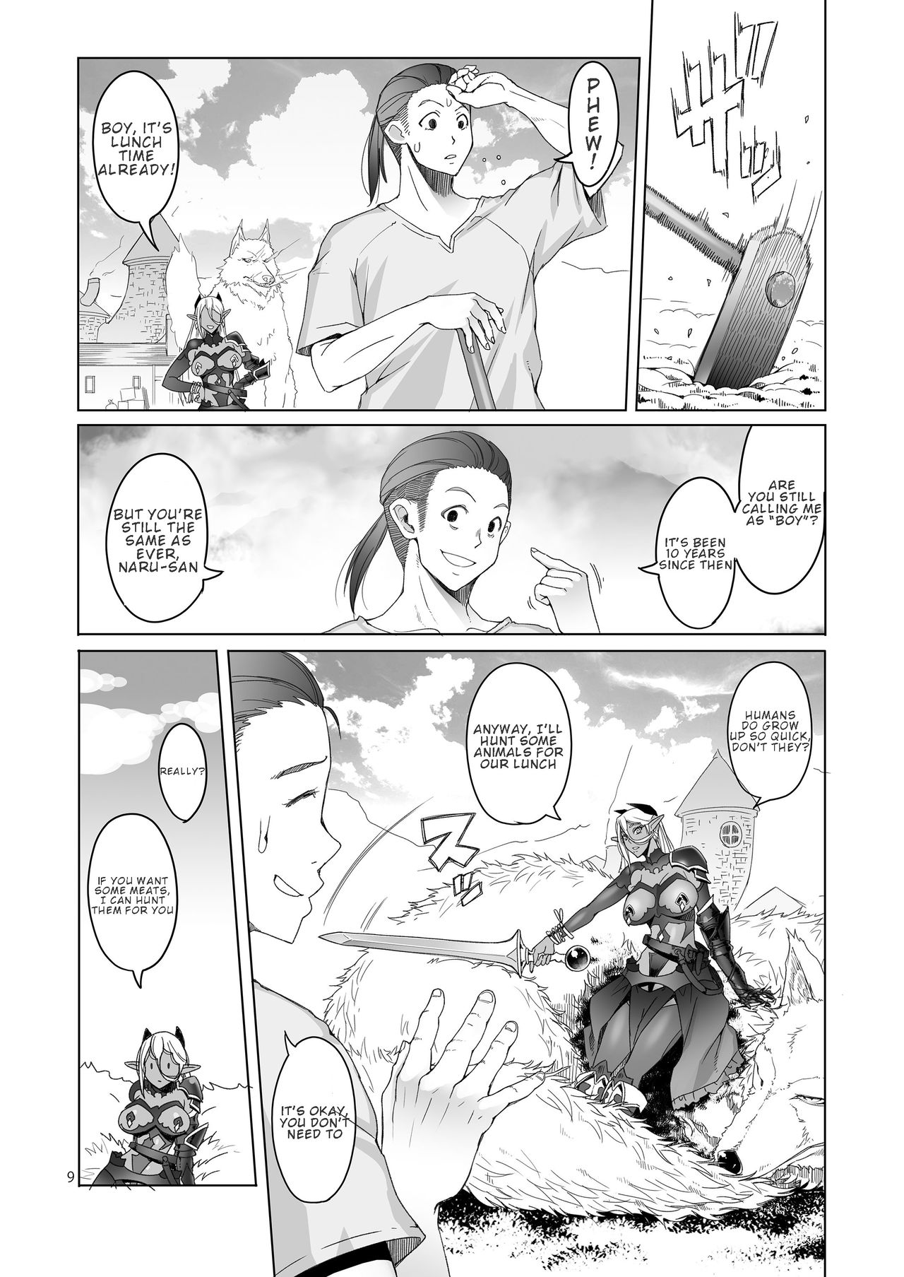 NTR Series — Dark Elf’s Never-Ending Good Deeds Filled With Rough Anal Creampie [Asaki Blog Branch Office (Asaki Takayuki)]