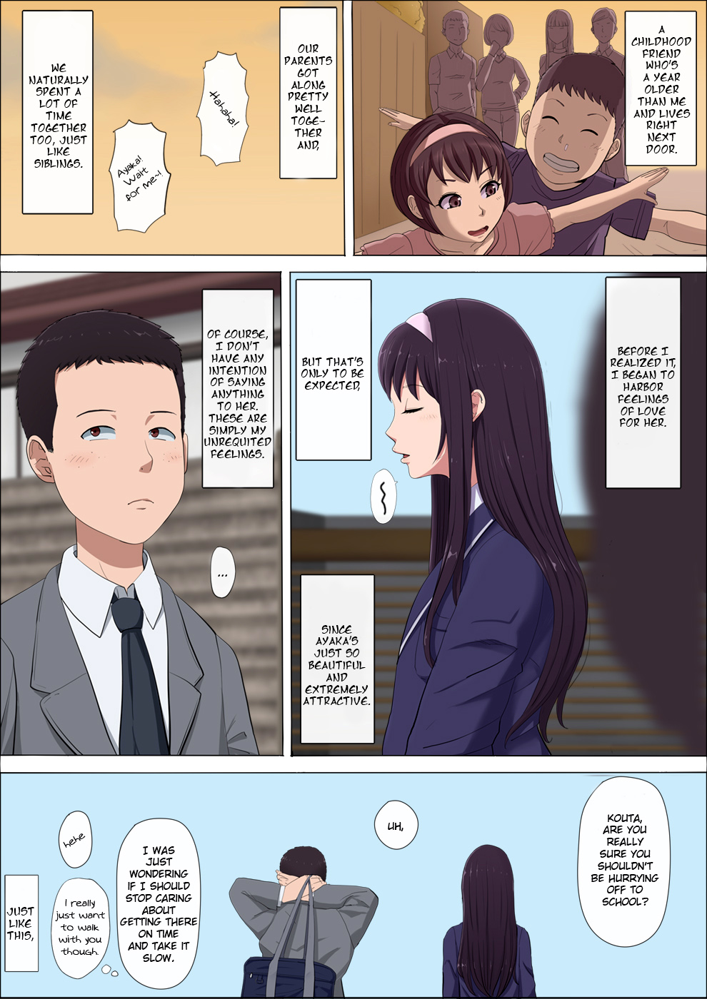 NTR Series — Stealing My Childhood Friend Aya and Fucking Her Brains Out  [Cotton House]