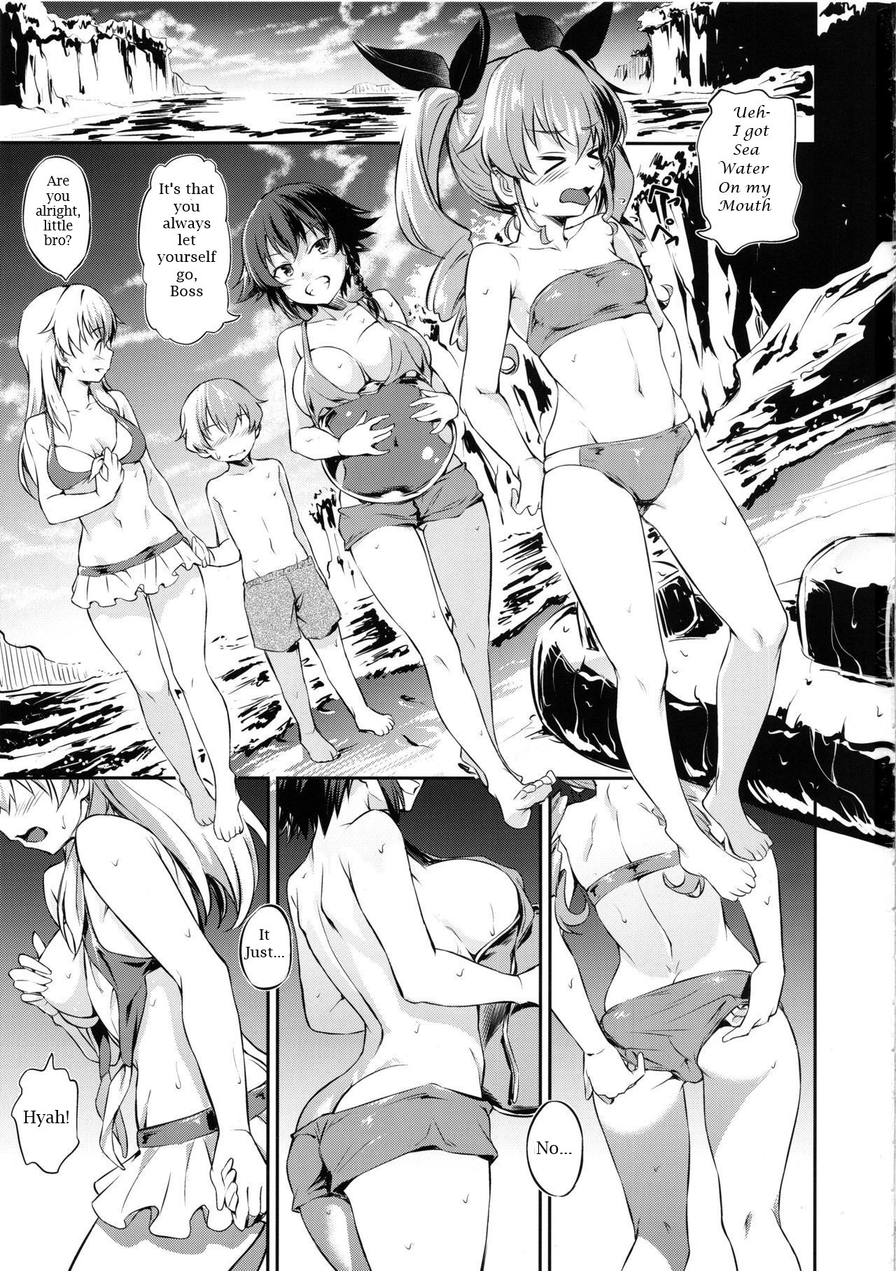 NTR Series — The Dark Side of Senshadou: Anzio Girls Filled [C96] [AERODOG (inu)]