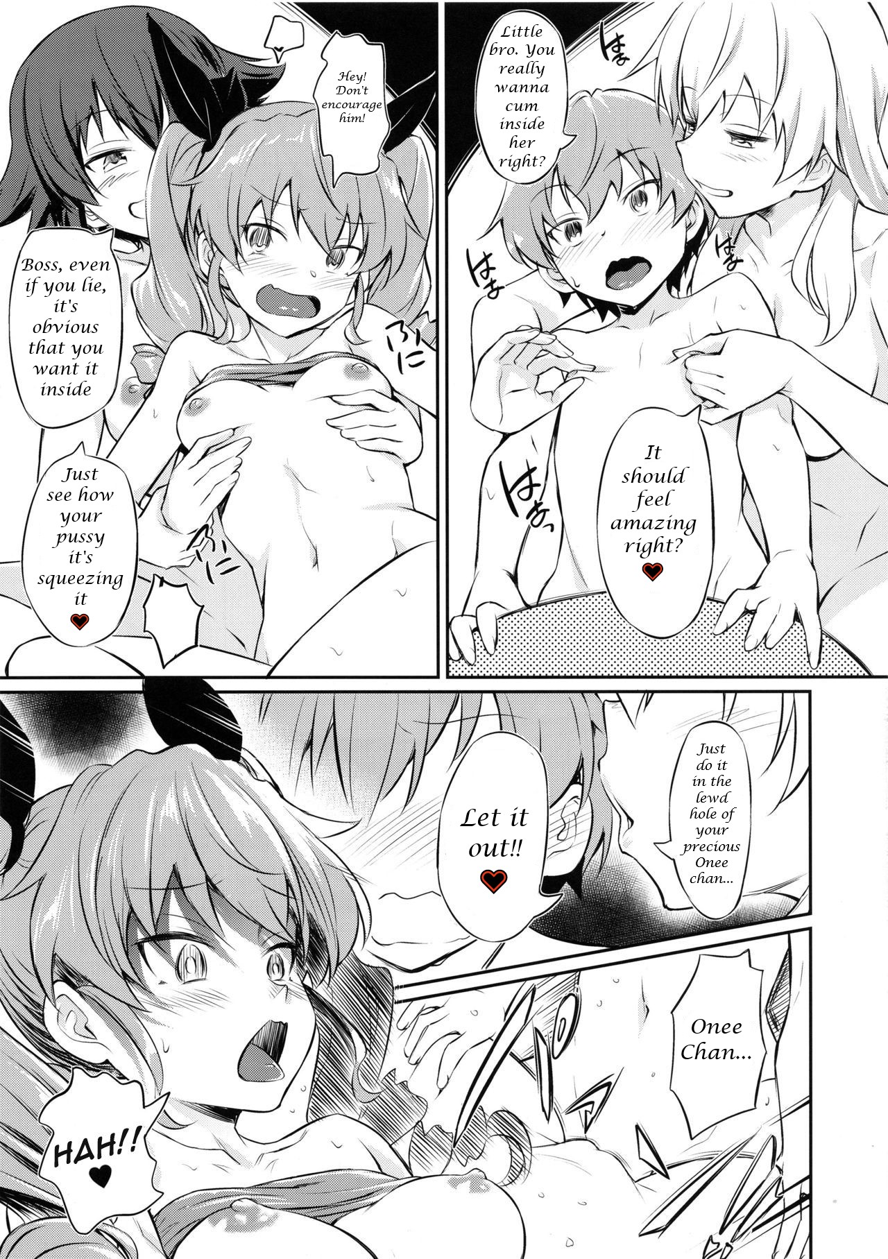 NTR Series — The Dark Side of Senshadou: Anzio Girls Filled [C96] [AERODOG (inu)]