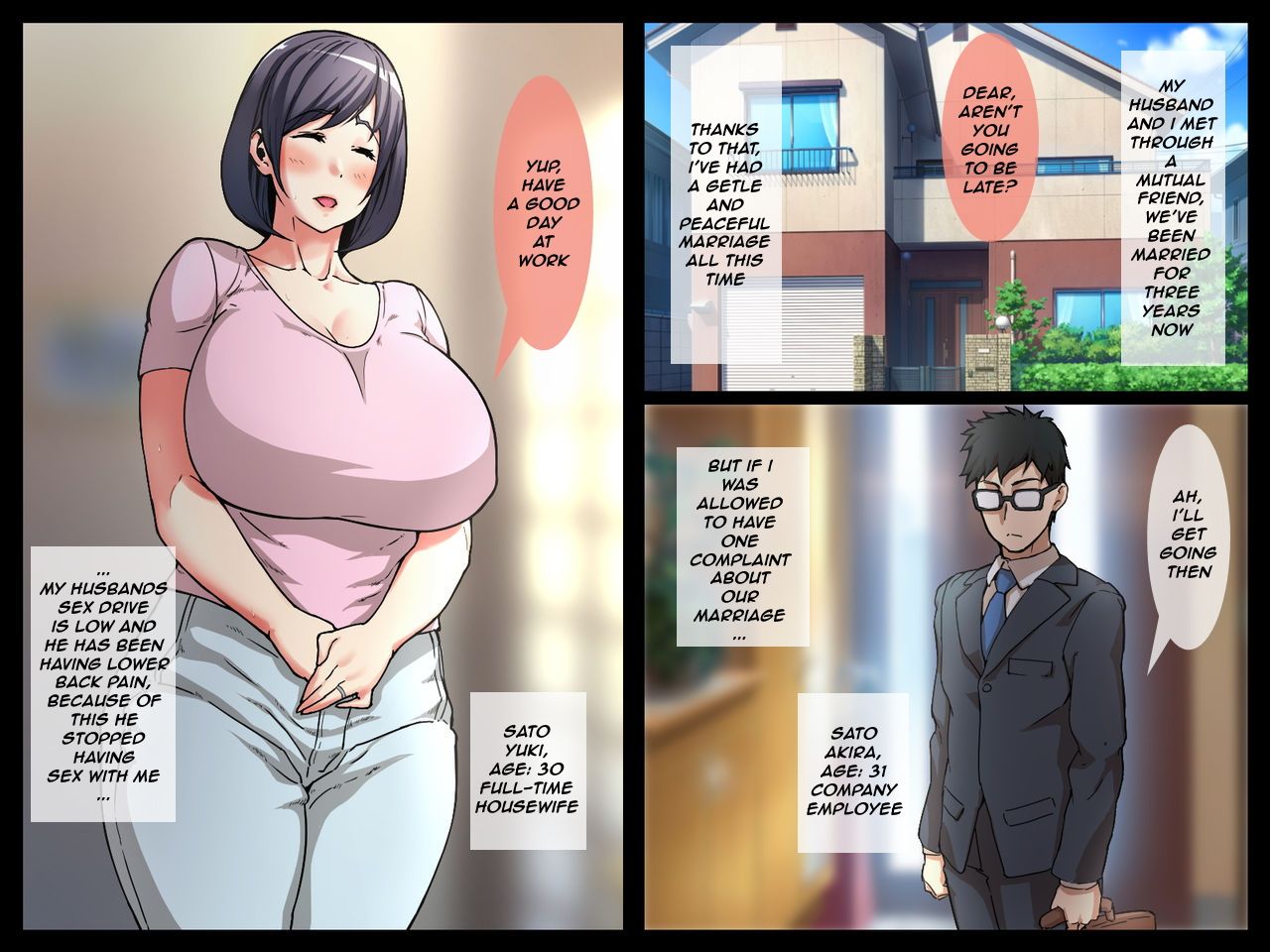 NTR Series — Wife Gets Fucked Hard by White Exchange Student in Front of Husband’s Picture [Spongehead (Daruguxwa)]