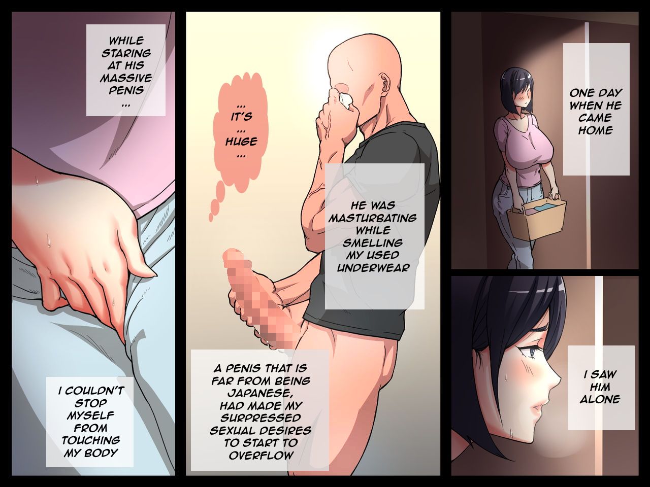 NTR Series — Wife Gets Fucked Hard by White Exchange Student in Front of Husband’s Picture [Spongehead (Daruguxwa)]