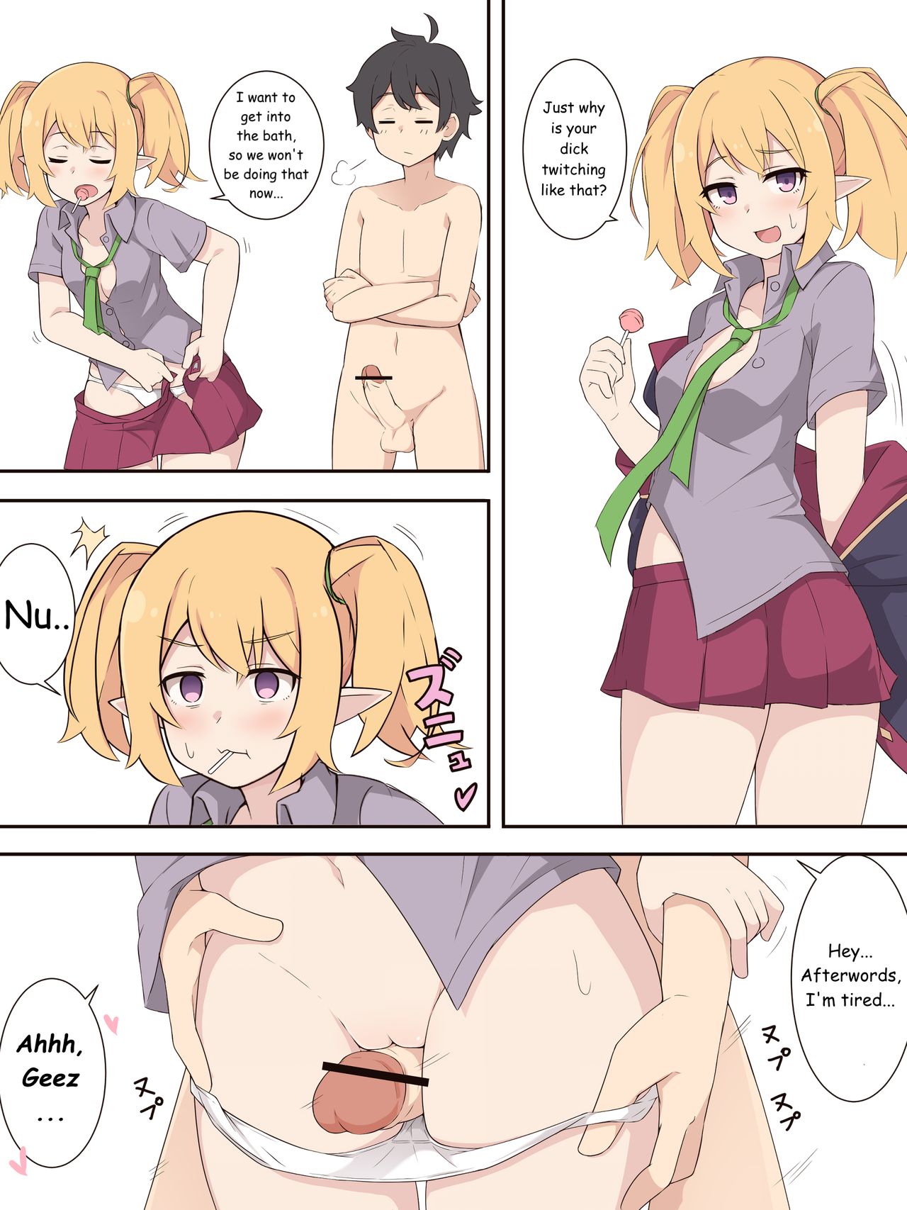 Otaku Series — Overnight Sex With Chloe: Full Fuck Session With The Horny Goth Girl From Princess Connect