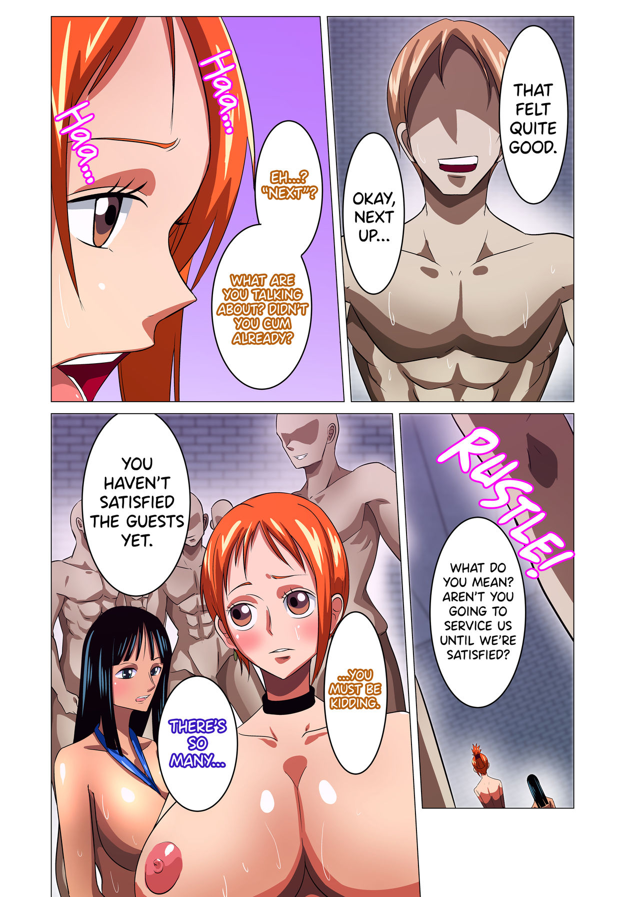 Pirate Series — Female Pirate Secretly Entertains with Hardcore Fucking [Q Doujin] [English] [biribiri]