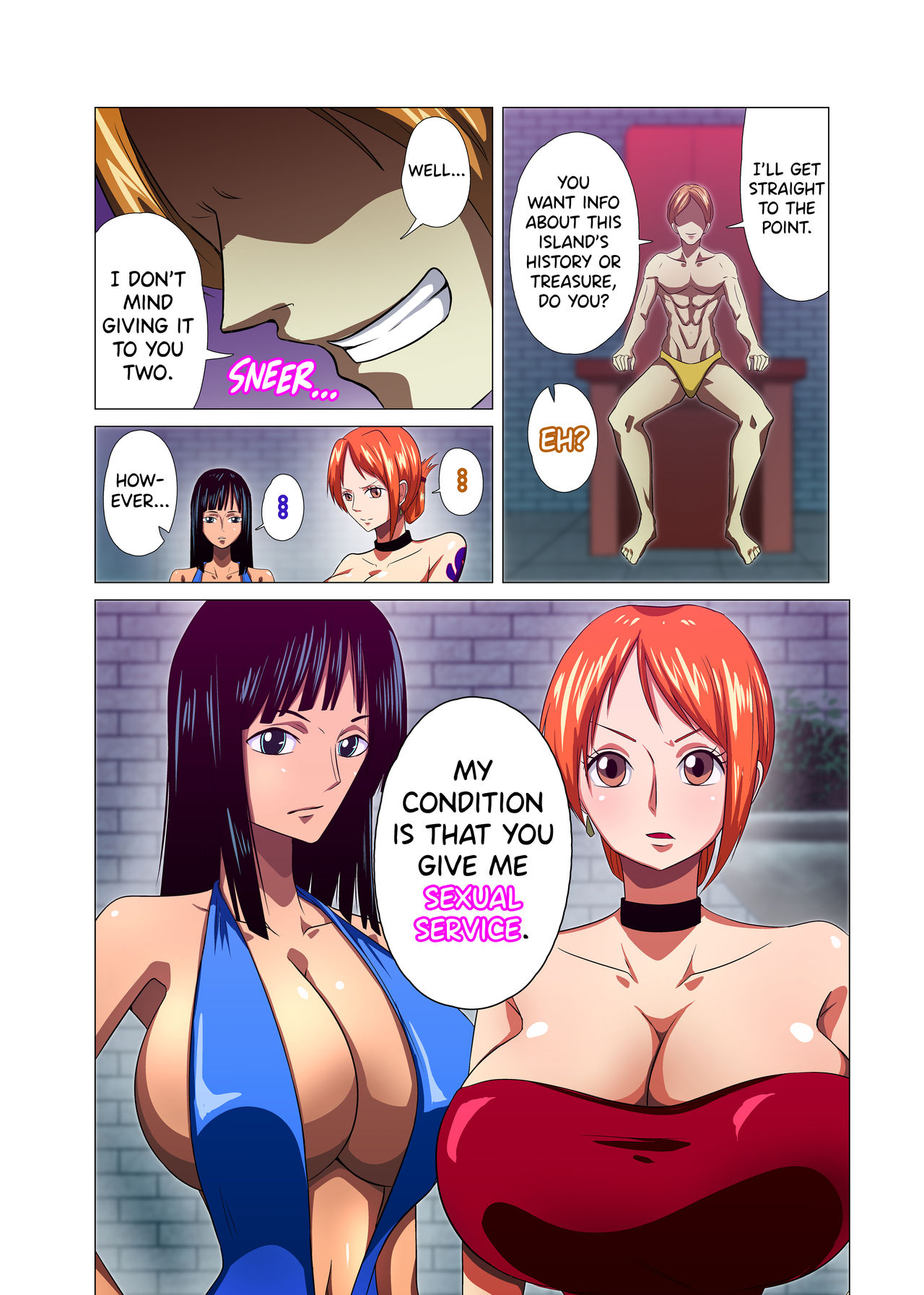 Pirate Series — Female Pirate Secretly Entertains with Hardcore Fucking [Q Doujin] [English] [biribiri]