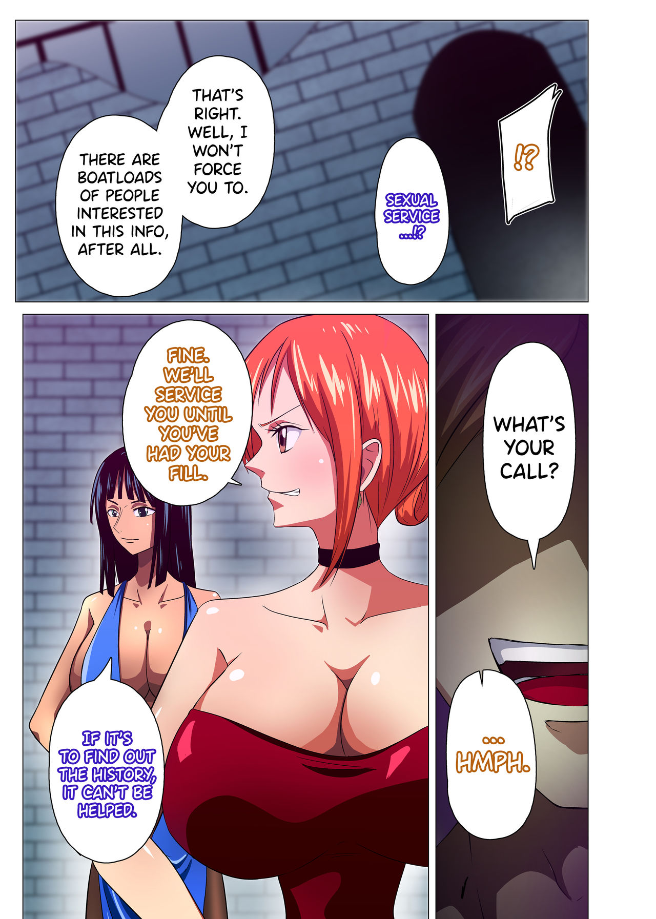 Pirate Series — Female Pirate Secretly Entertains with Hardcore Fucking [Q Doujin] [English] [biribiri]