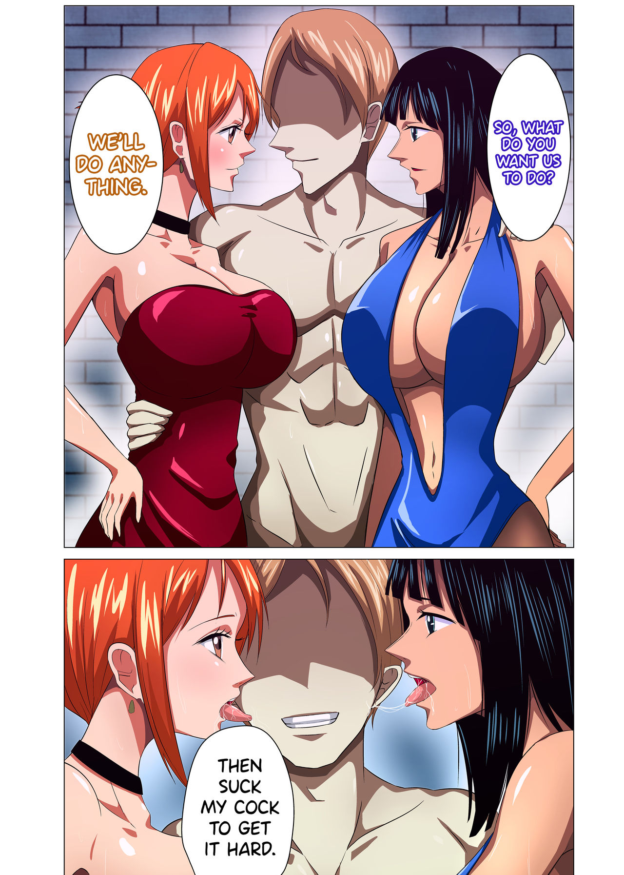 Pirate Series — Female Pirate Secretly Entertains with Hardcore Fucking [Q Doujin] [English] [biribiri]