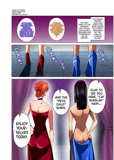 Pirate Series — Female Pirate Secretly Entertains with Hardcore Fucking [Q Doujin] [English] [biribiri]