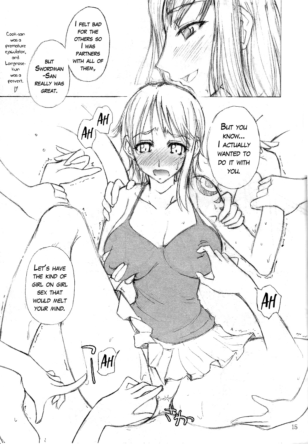 Pirate Series — Hardcore Gangbang Fucking and Creampie on a Busty Anime Girl