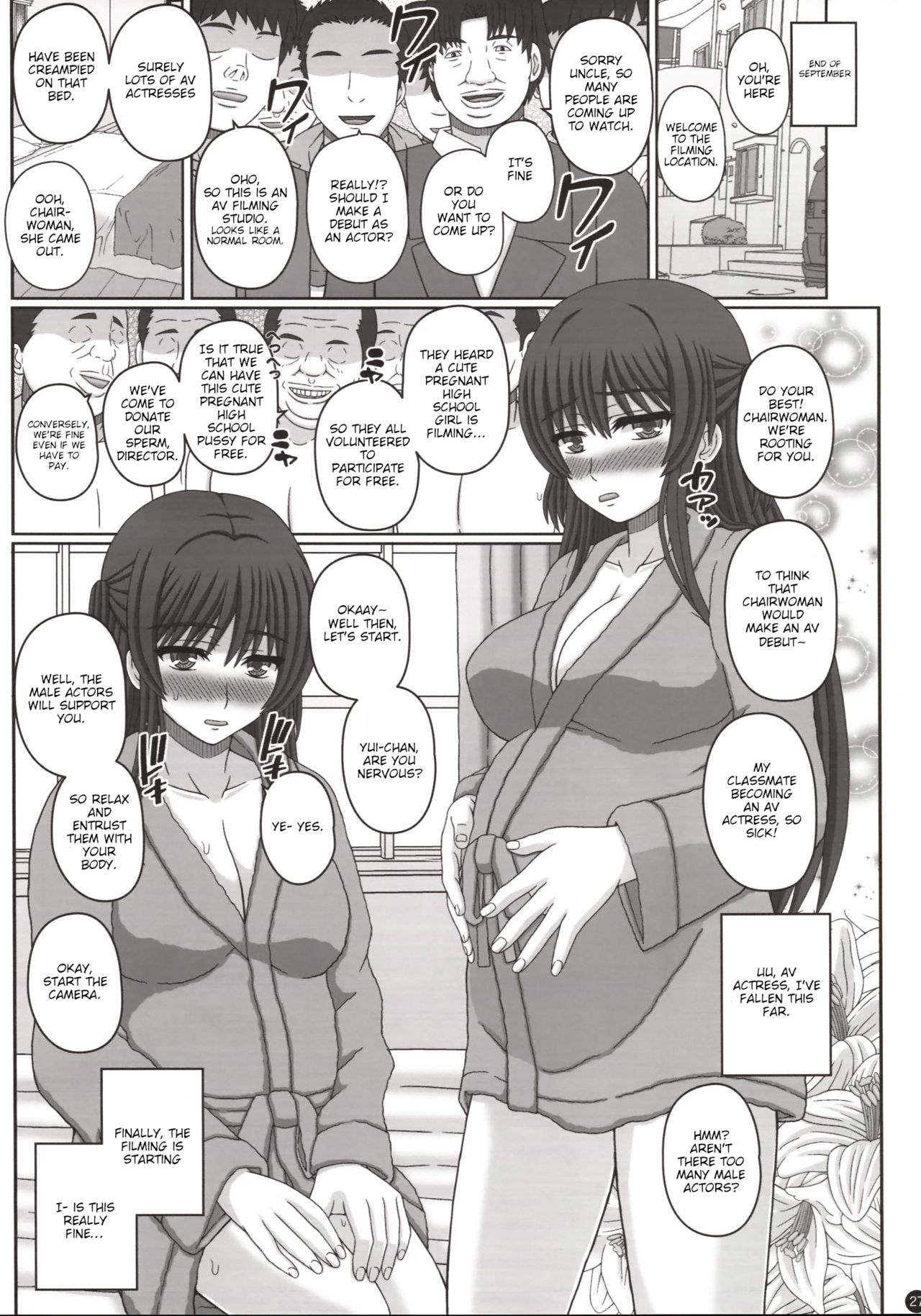 Pregnant Series — Class President Gets Impregnated And Turned Into Pet [C95 Shiawase Kyouwakoku Shiawase no Katachi]