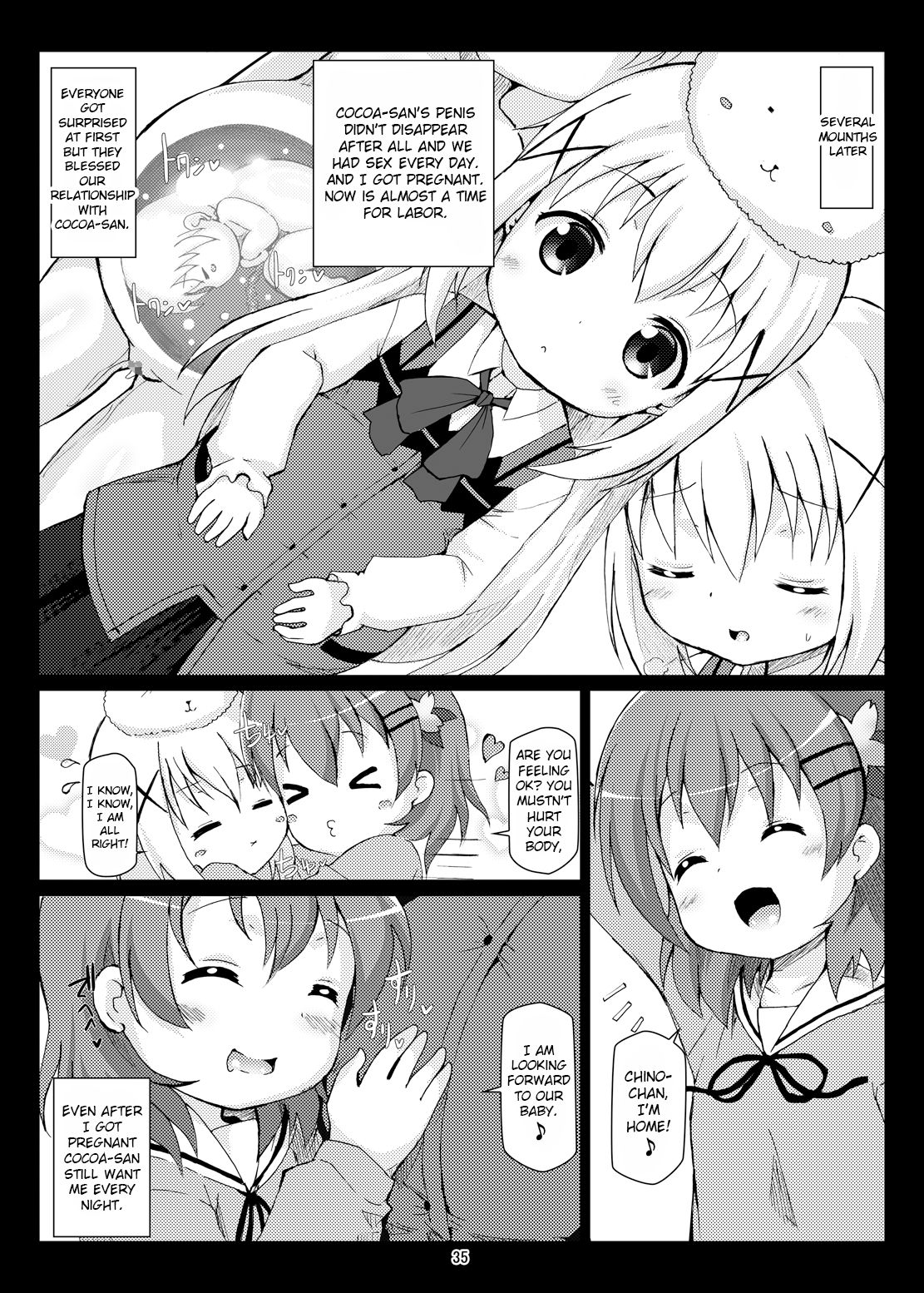 Pregnant Series — Is Your Order for a Pregnant Belly? Is Your Order for a Futanari? [Hakujira Uminekodan (Shimuu)]