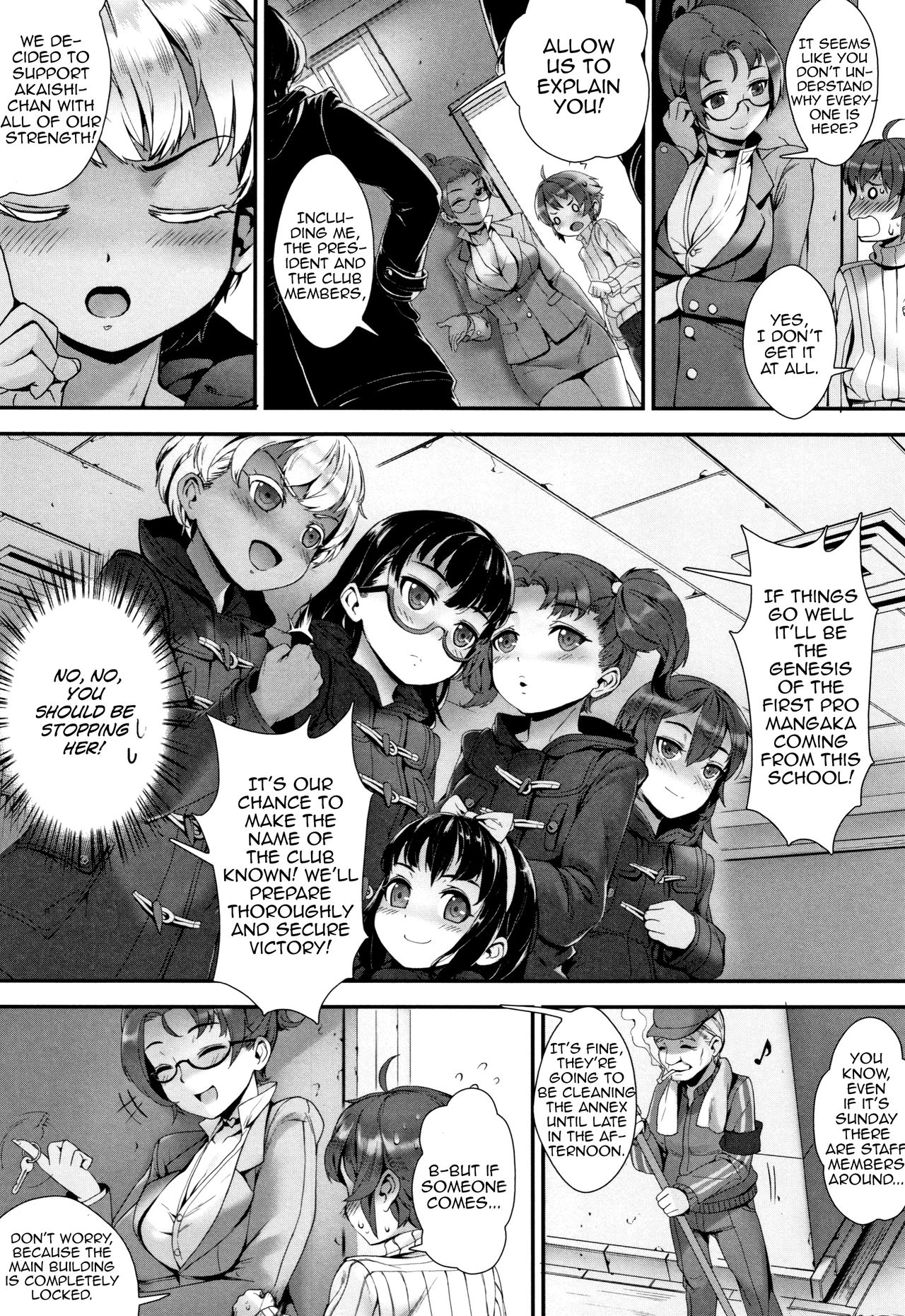 Public Gangbang Series — Chapter 6-7: Students Overwhelmed in Classroom Orgy  [Jairou]
