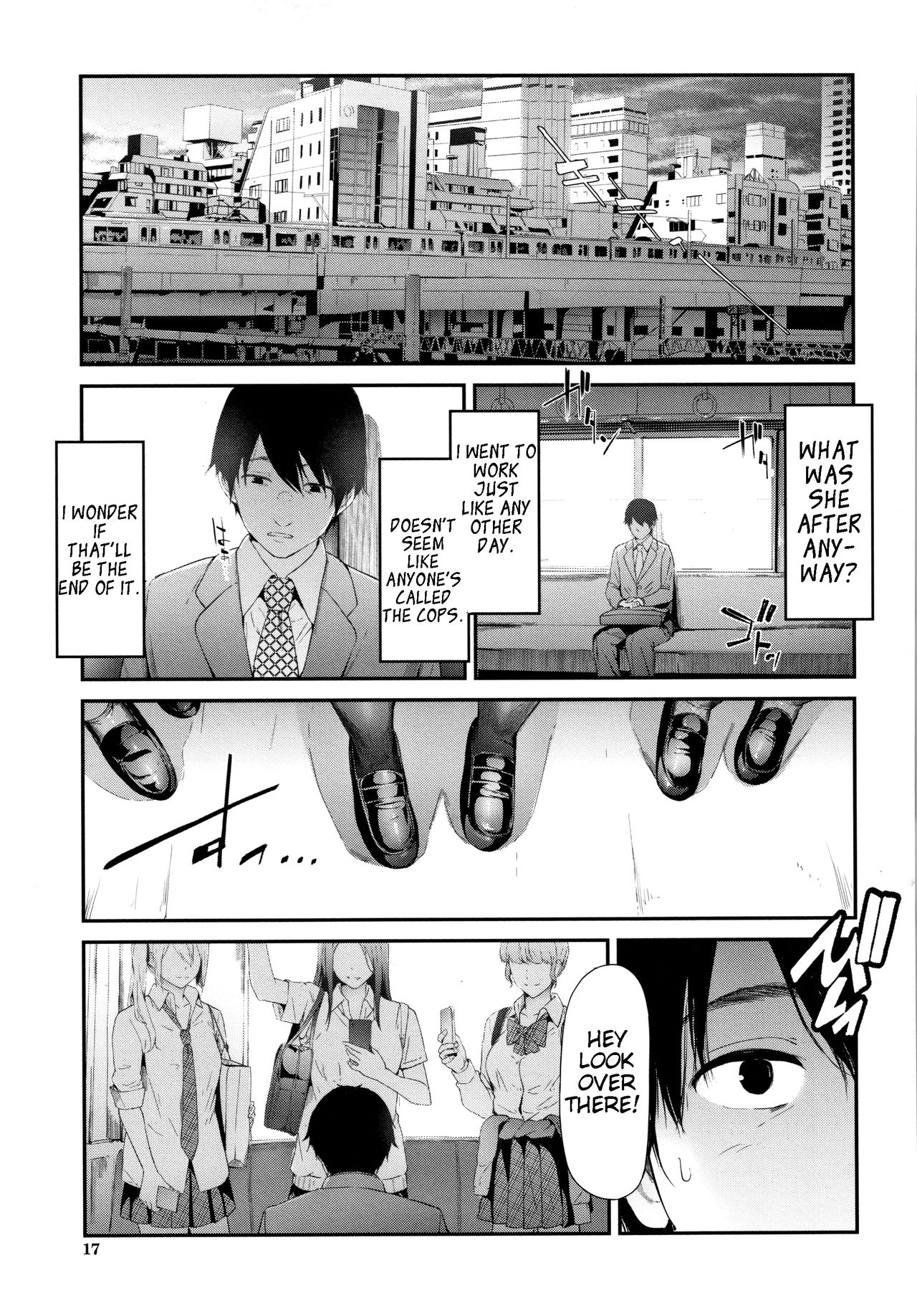 Public Molester Series — Female Molester Train Ch. 1 [Shiki Takuto]