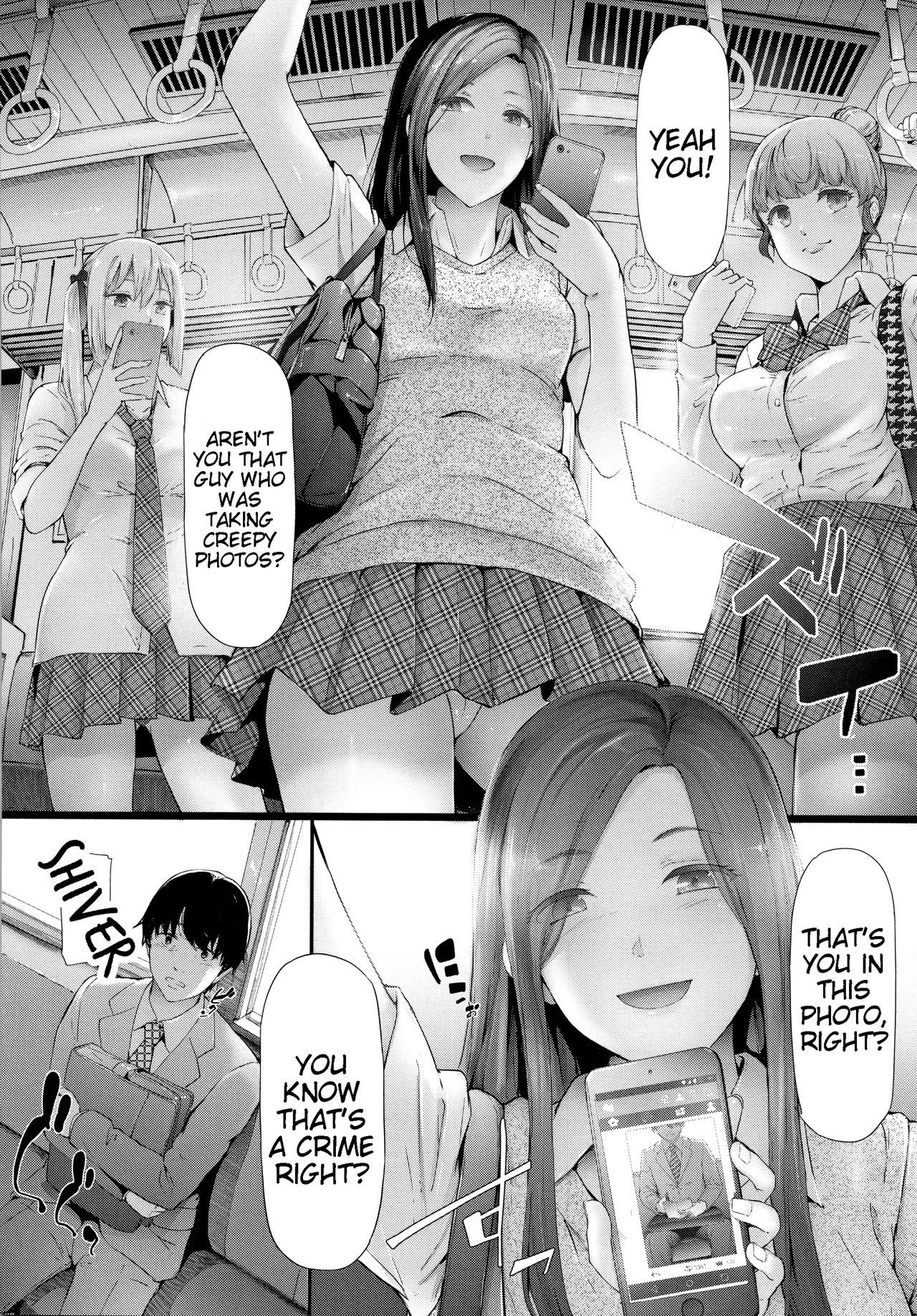 Public Molester Series — Female Molester Train Ch. 1 [Shiki Takuto]