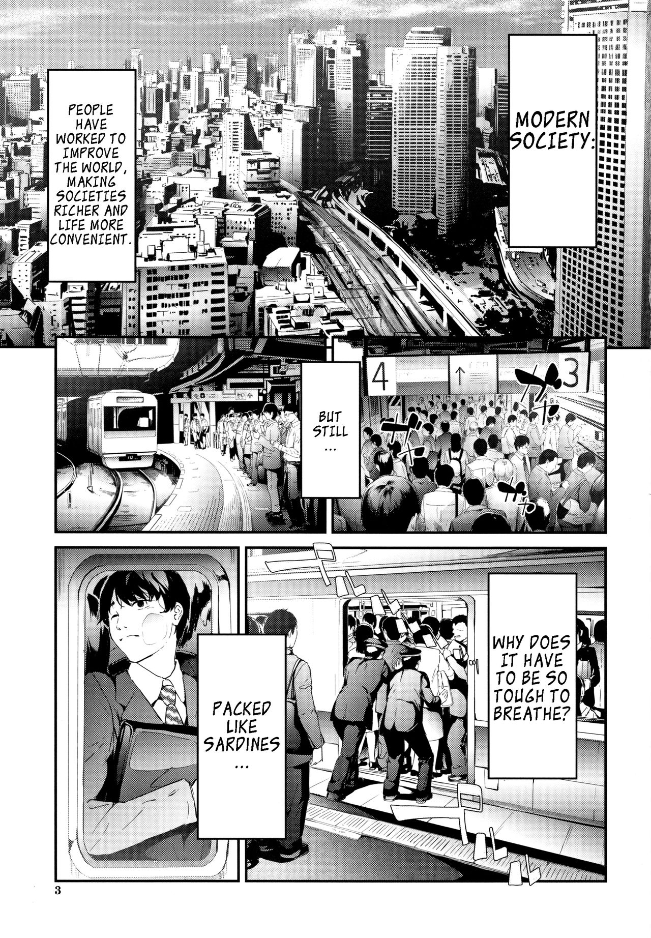 Public Molester Series — Female Molester Train Ch. 1 [Shiki Takuto]