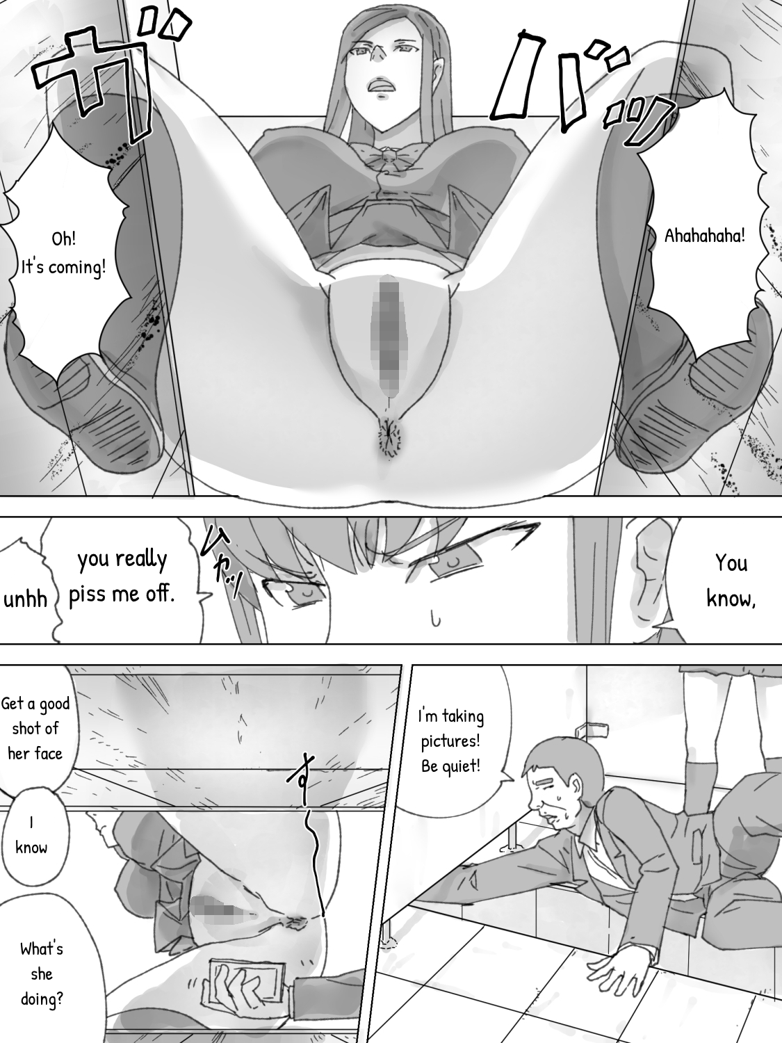 Public Series — Caught Snapping Pervy Toilet Pics Of Schoolgirls [Sanbaizu]