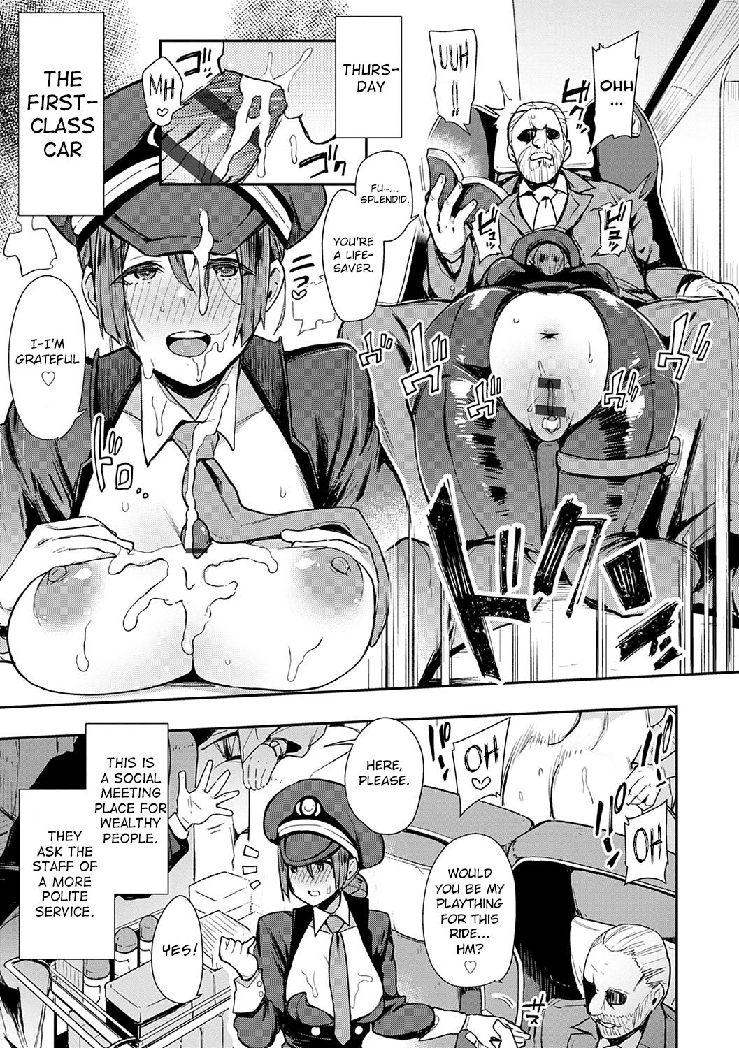 Public Series — SEX Liner Ride: Bitch-Only Gangbang on a Crowded Train