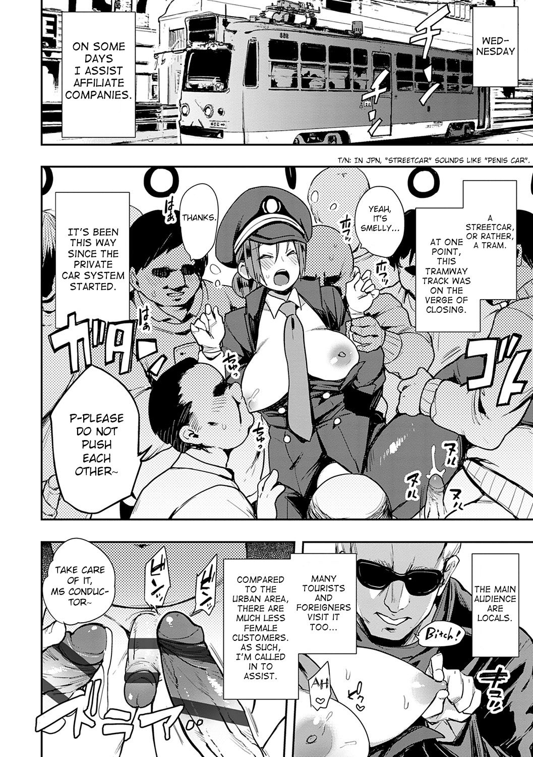 Public Series — SEX Liner Ride: Bitch-Only Gangbang on a Crowded Train