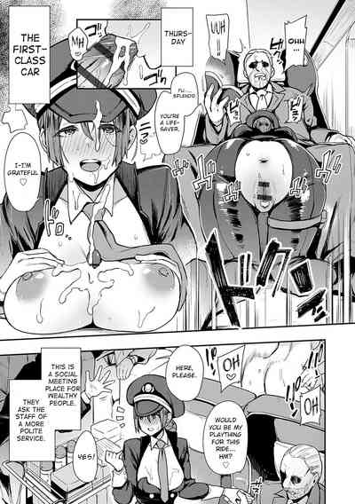 Public Series — SEX Liner Ride: Bitch-Only Gangbang on a Crowded Train