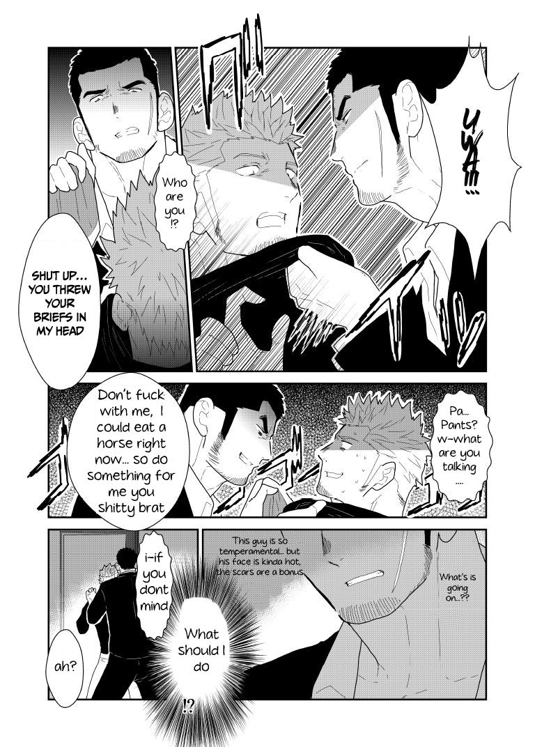 Public Series — What if a Yakuza Gets a Man’s Underpants Dropped on His Head [Sorairo Panda (Yamome)]