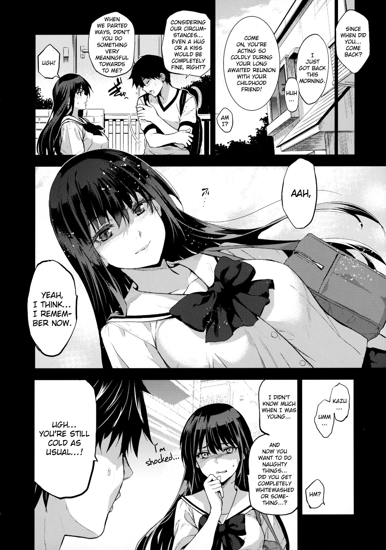 Reunion Series —  Fucking My Childhood Friend Raw In Her House After We Meet Again  [Otonari no Nie]