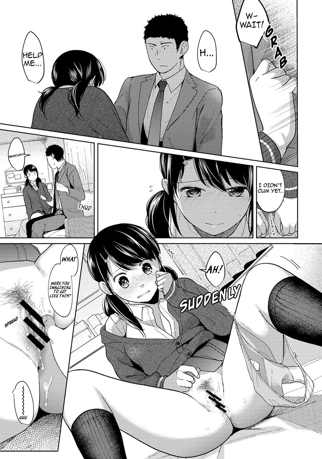 Roommate Series — Sudden Cohabitation with a High School Girl Leads to Intense First-Time Sex and Constant Sticky Creampies [Fumitsuki Sou] 1LDK+JK Ikinari Doukyo? Micchaku!? Hatsu Ecchi!!? Ch. 1-15