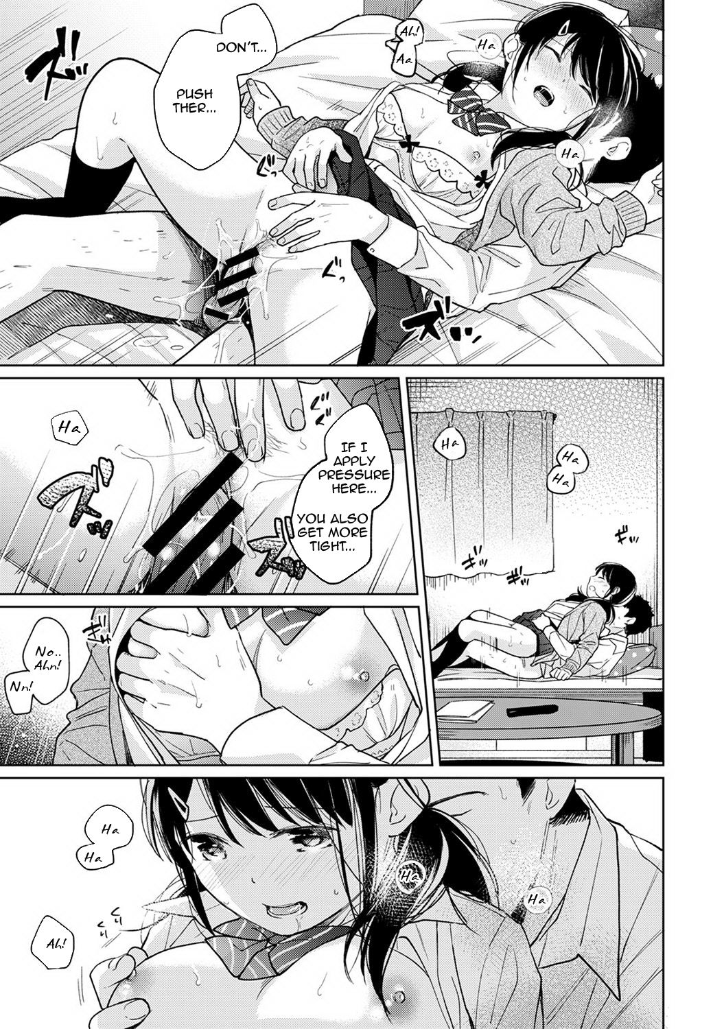 Roommate Series — Sudden Cohabitation with a High School Girl Leads to Intense First-Time Sex and Constant Sticky Creampies [Fumitsuki Sou] 1LDK+JK Ikinari Doukyo? Micchaku!? Hatsu Ecchi!!? Ch. 1-15
