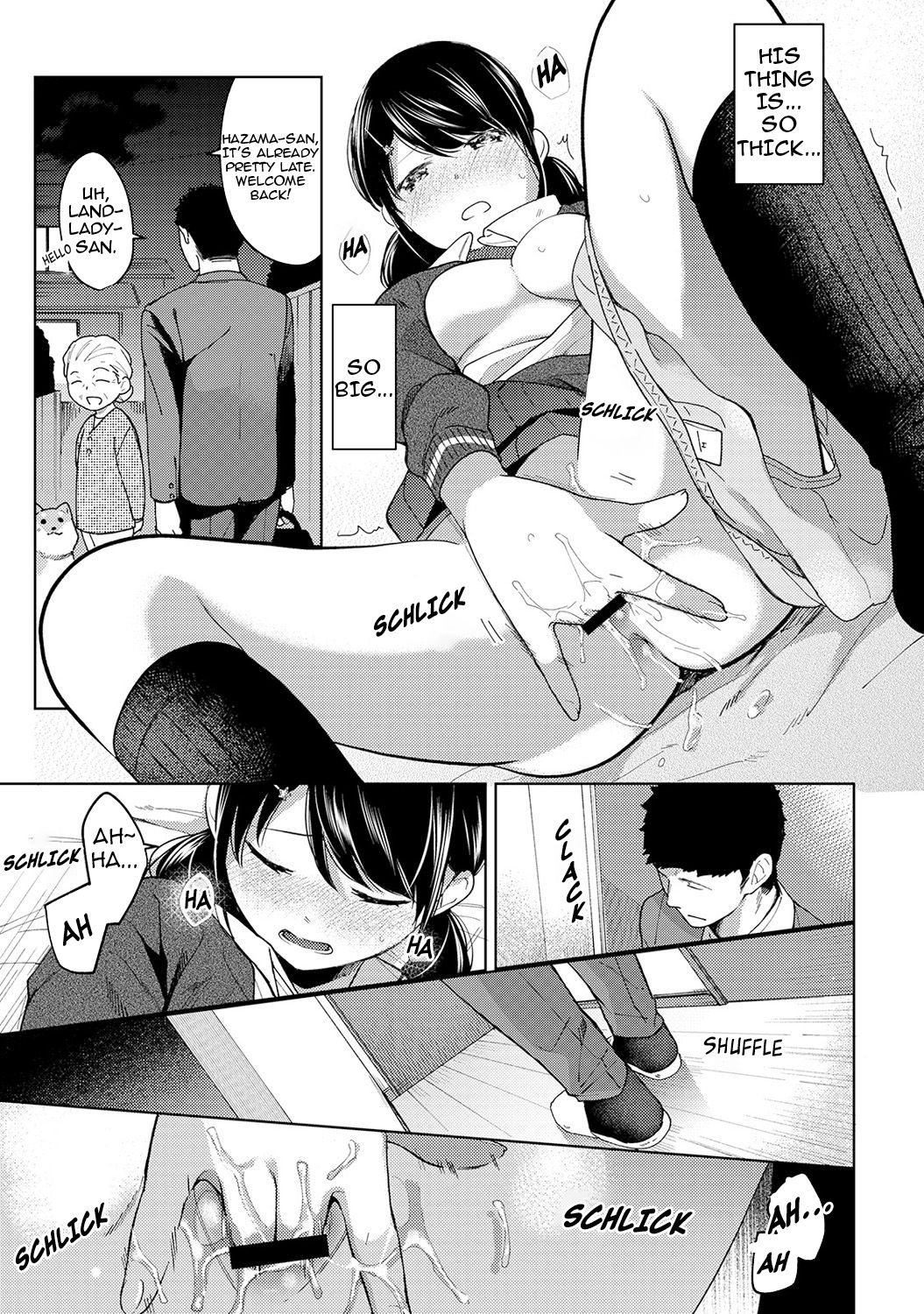 Roommate Series — Sudden Cohabitation With High School Girl Leads To Intense First Time Sex And Non-Stop Fucking [Fumitsuki Sou] 1LDK+JK Ikinari Doukyo? Micchaku!? Hatsu Ecchi!!? Ch. 1-19