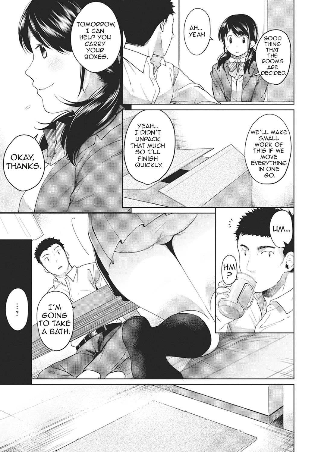 Roommate Series — Sudden Cohabitation With High School Girl Leads To Intense First Time Sex And Non-Stop Fucking [Fumitsuki Sou] 1LDK+JK Ikinari Doukyo? Micchaku!? Hatsu Ecchi!!? Ch. 1-19