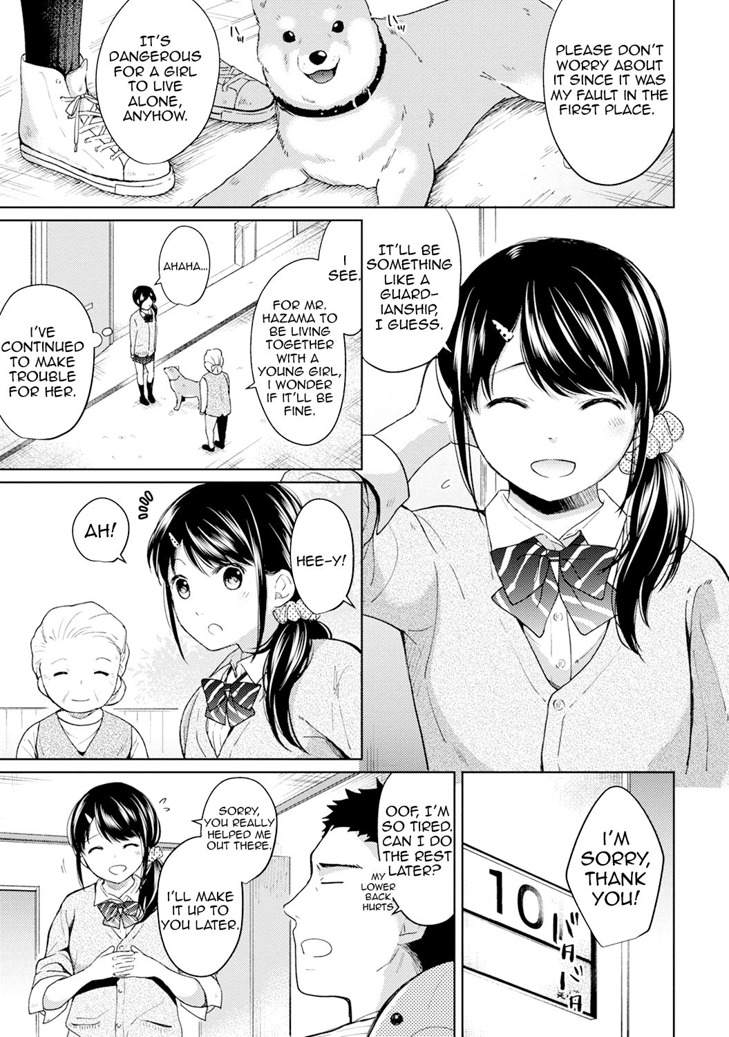 Roommates Series — Sudden Cohabitation with a High School Girl Leads to Intense First-Time Sex  [Fumitsuki Sou] 1LDK+JK Ikinari Doukyo? Micchaku!? Hatsu Ecchi!!? Ch. 1-18