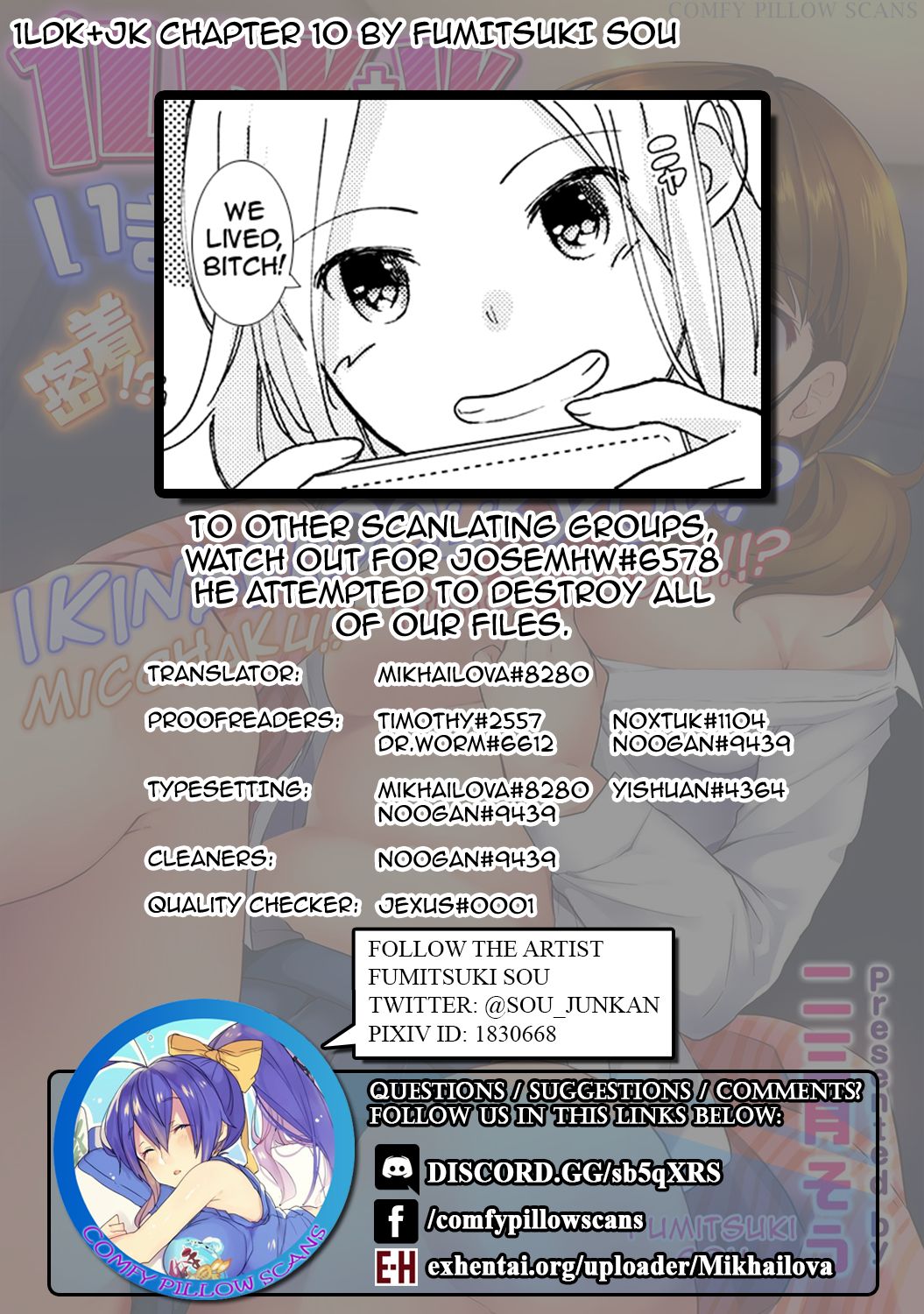 Roommates Series — Sudden Cohabitation with a High School Girl Leads to Intense First-Time Sex  [Fumitsuki Sou] 1LDK+JK Ikinari Doukyo? Micchaku!? Hatsu Ecchi!!? Ch. 1-18