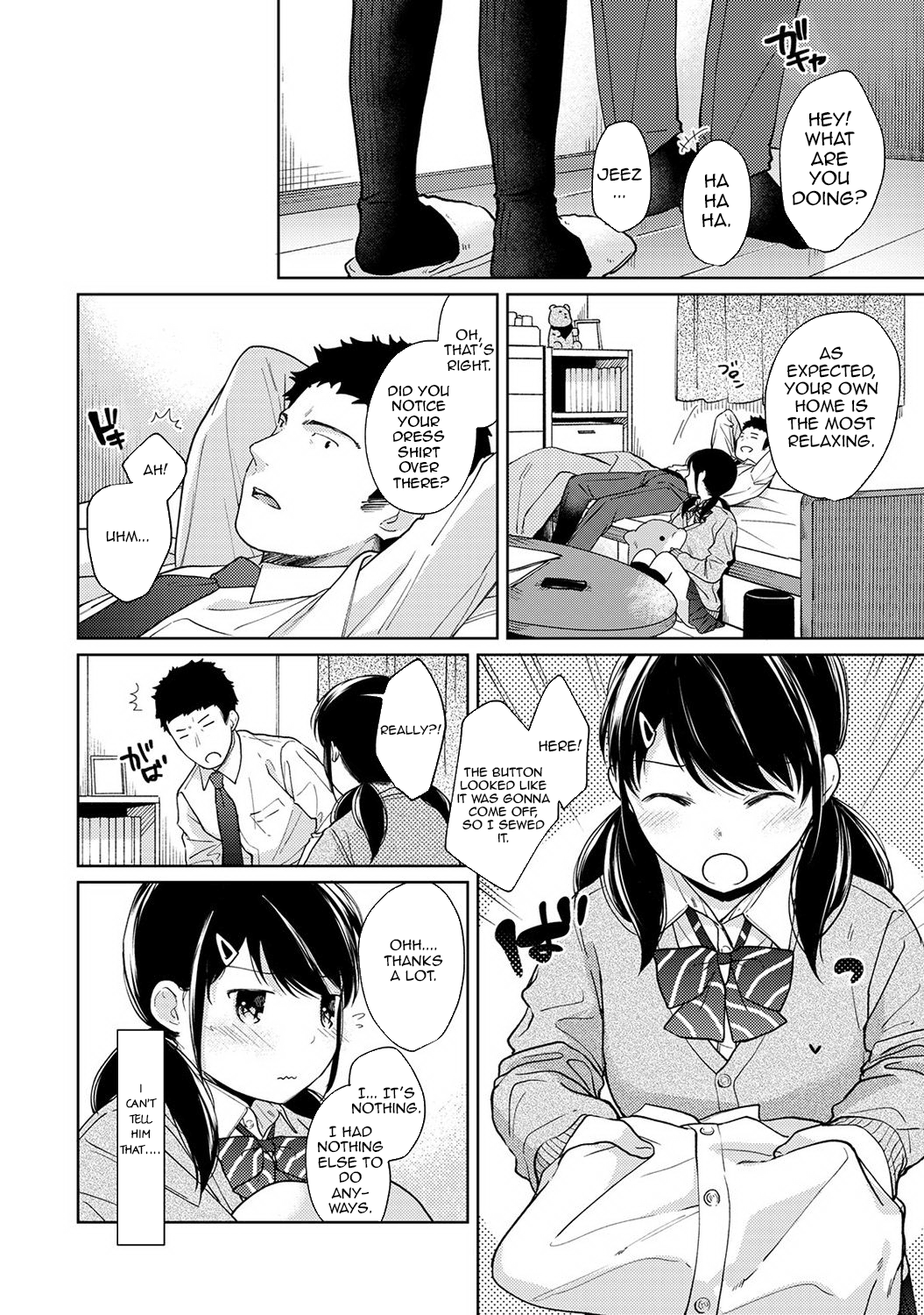 Roommates Series — Sudden Cohabitation with a High School Girl Leads to Intense First-Time Sex  [Fumitsuki Sou] 1LDK+JK Ikinari Doukyo? Micchaku!? Hatsu Ecchi!!? Ch. 1-18