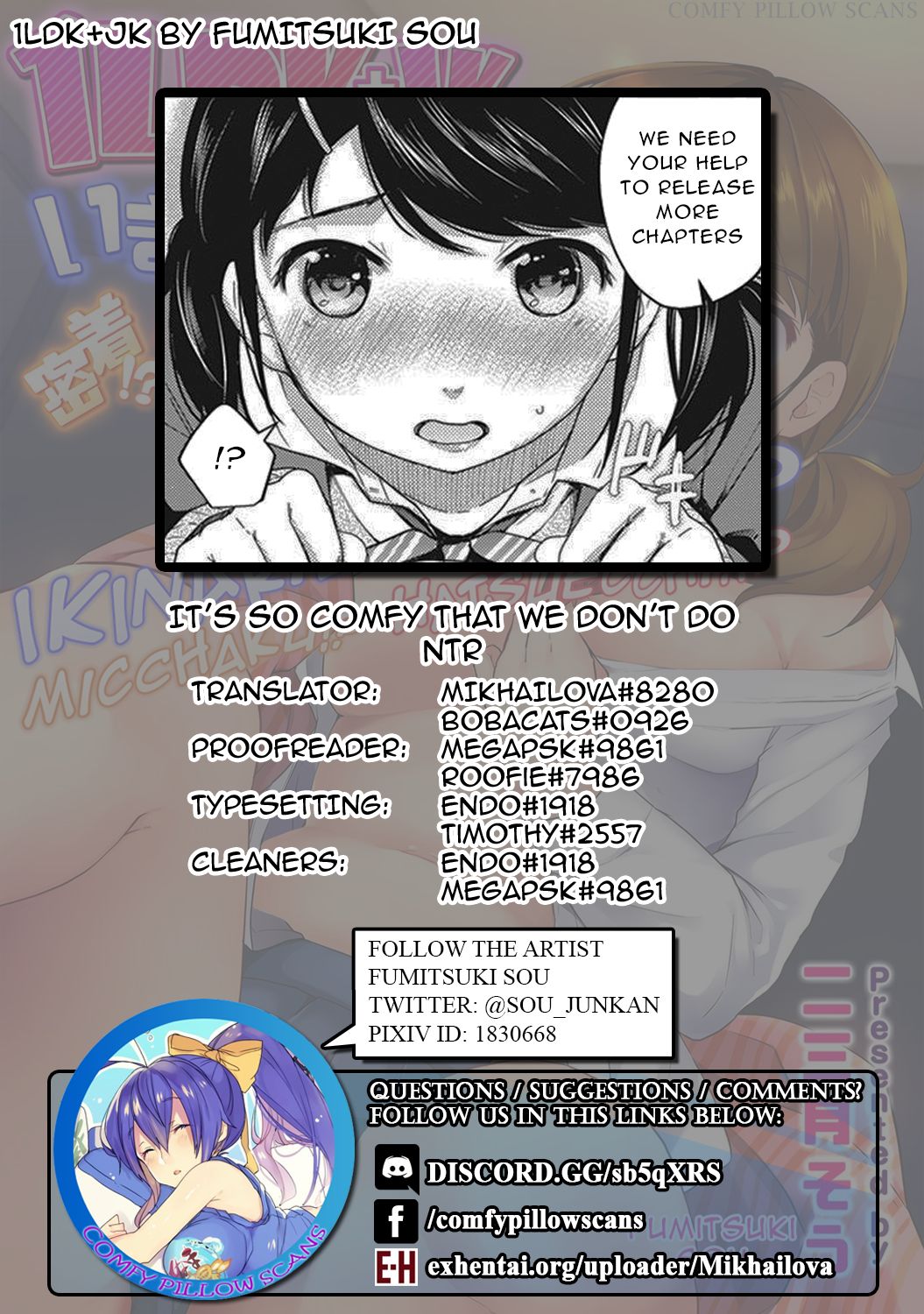 Roommates Series — Sudden Cohabitation with a High School Girl Leads to Intense First-Time Sex  [Fumitsuki Sou] 1LDK+JK Ikinari Doukyo? Micchaku!? Hatsu Ecchi!!? Ch. 1-18