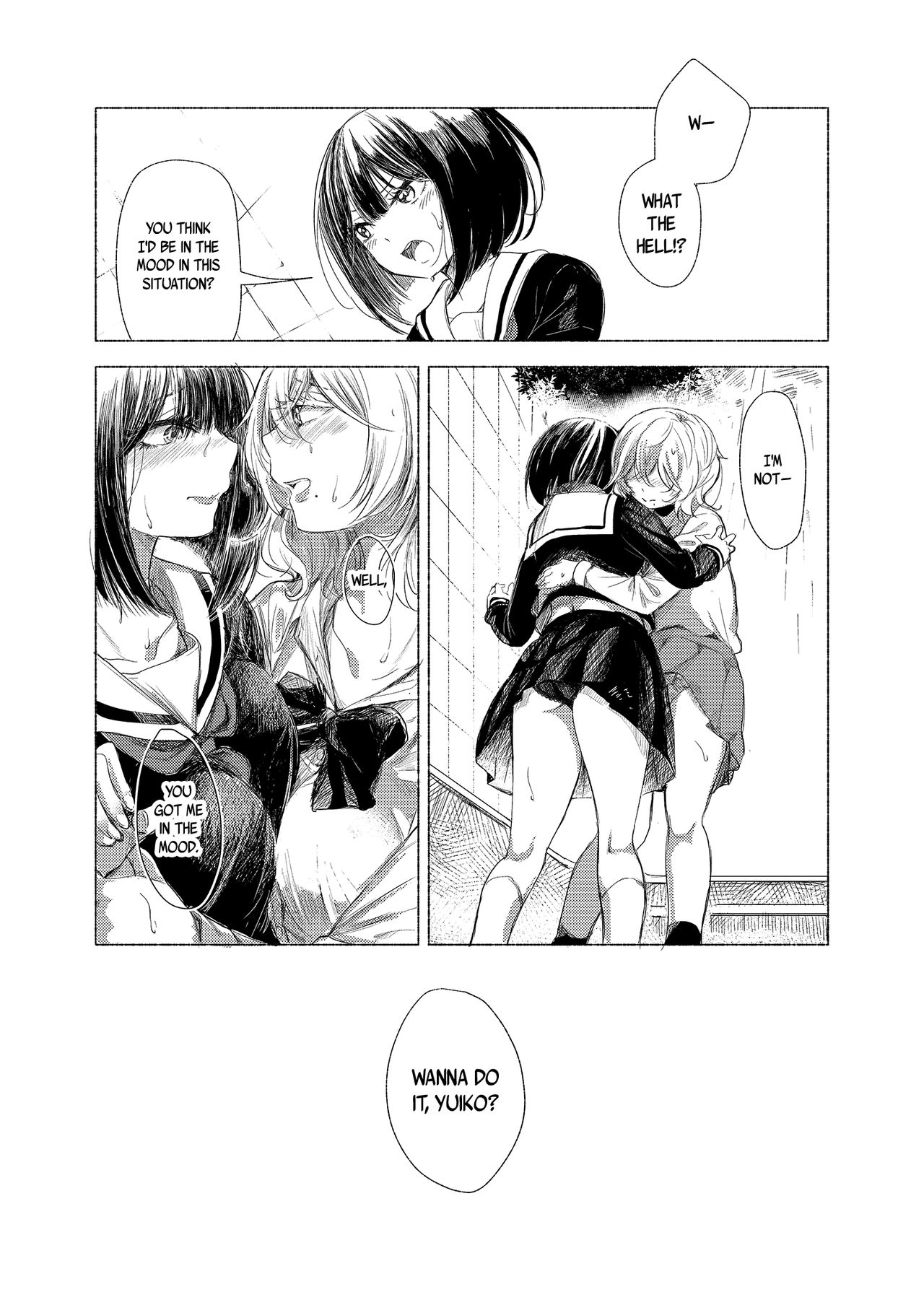 Ruined Lesbian Series — Post-Apocalyptic Yuri Fucking in Abandoned Building [Burakuradou (Takeshisu)]
