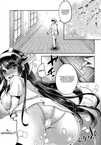 Schoolgirl Series — Cherry Blossom Base T-shirt Fuck with Busty Shipgirl Haruna Hardcore Gangbang Creampie