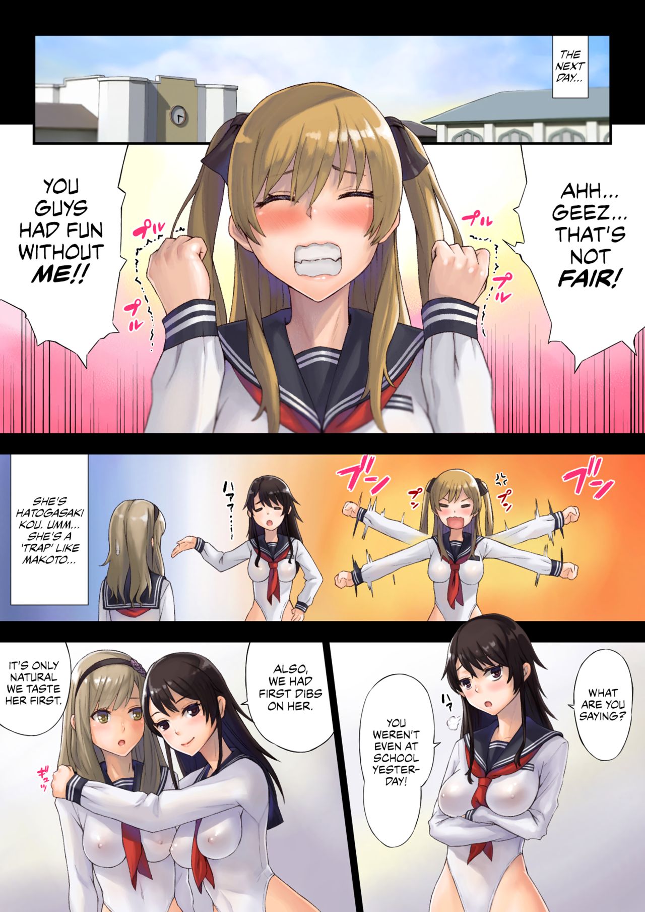 Schoolgirl Series — Liberated Special District Academy Life Raw Yuri Sex [Neutron city (Sawaragi)]