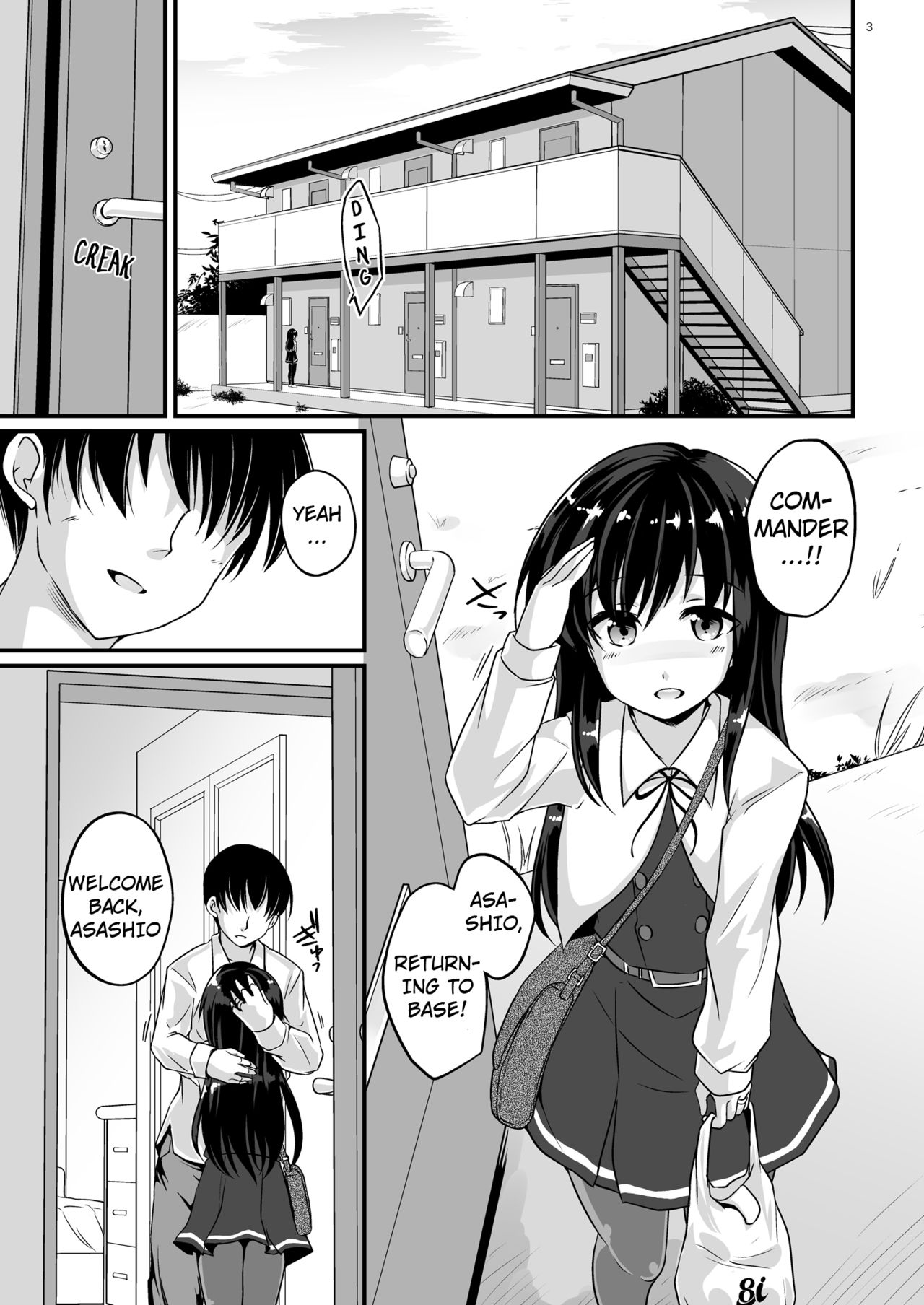 Schoolgirl Series — Overnight Stay Fuck Fest With Busty Anime Girl In Uniform